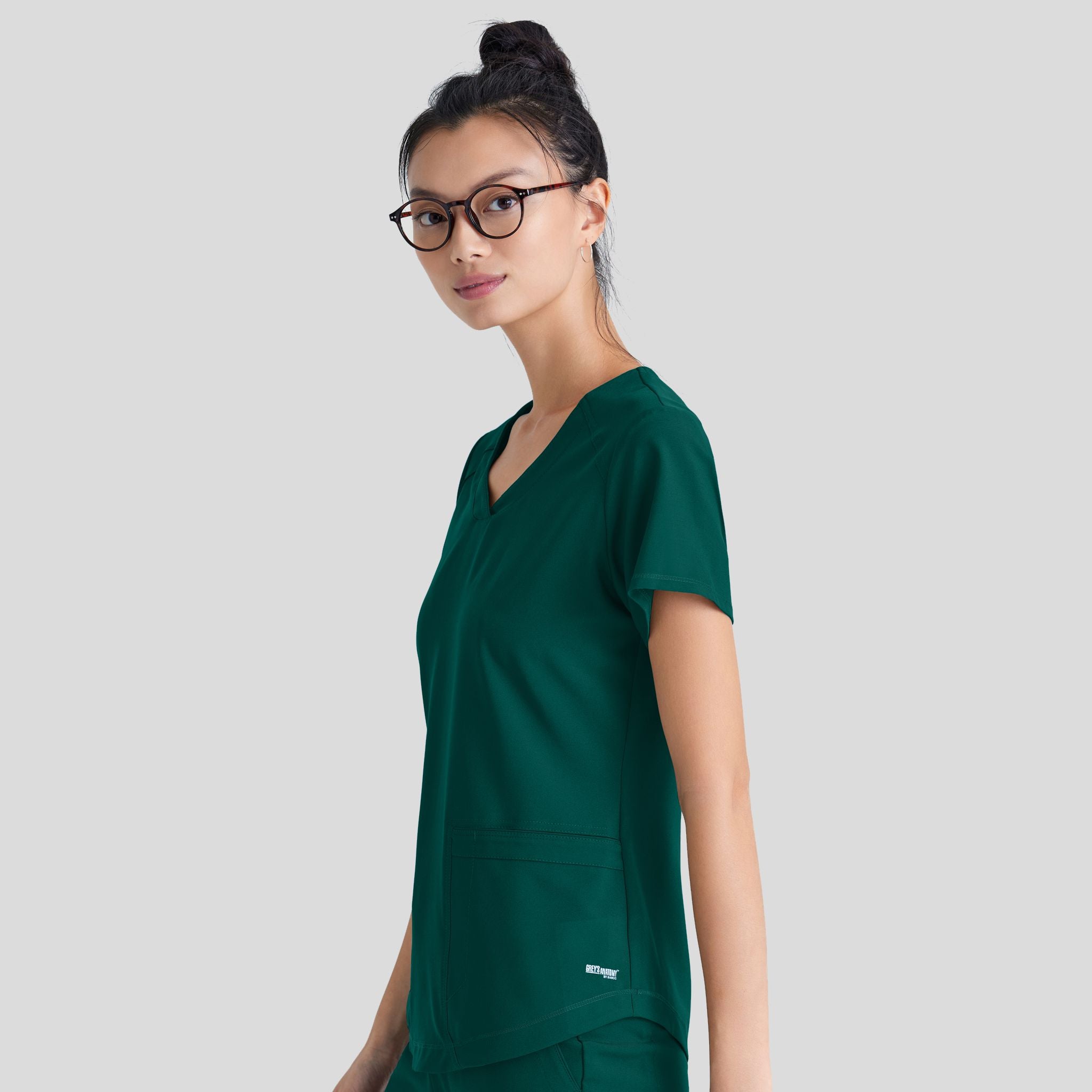 Rhythm Scrub Top | Hunter