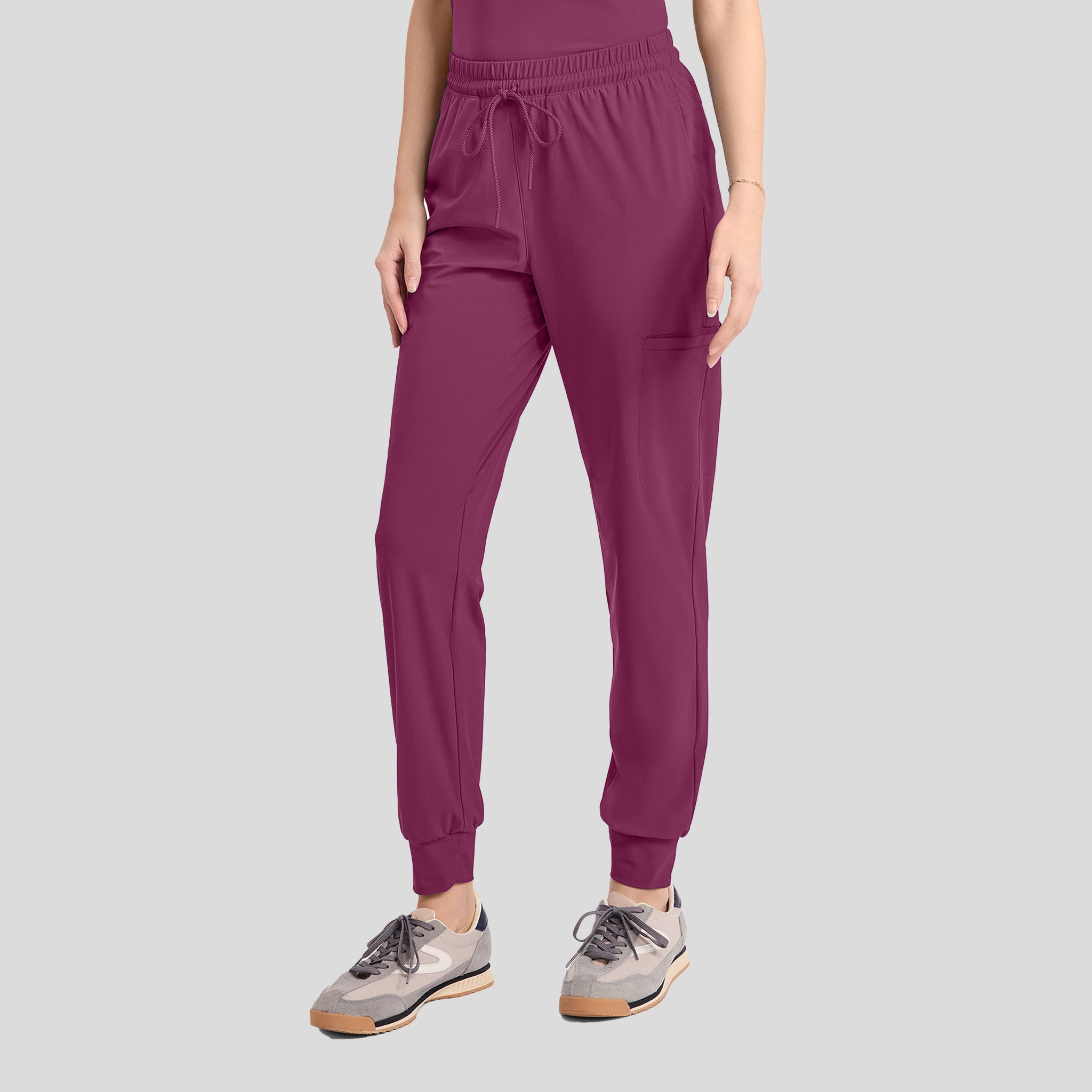 5-Pocket Jogger Pant | Wine