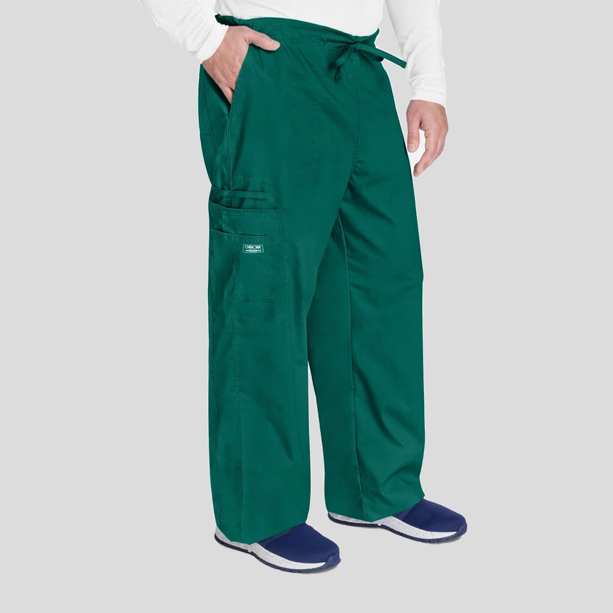 Unisex Drawstring Cargo Pant | Hunter