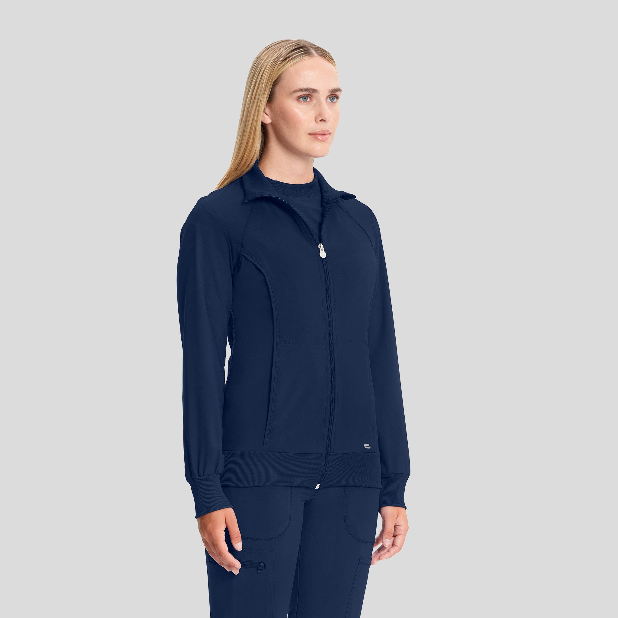 Women's Zip Front Warm-Up | Navy