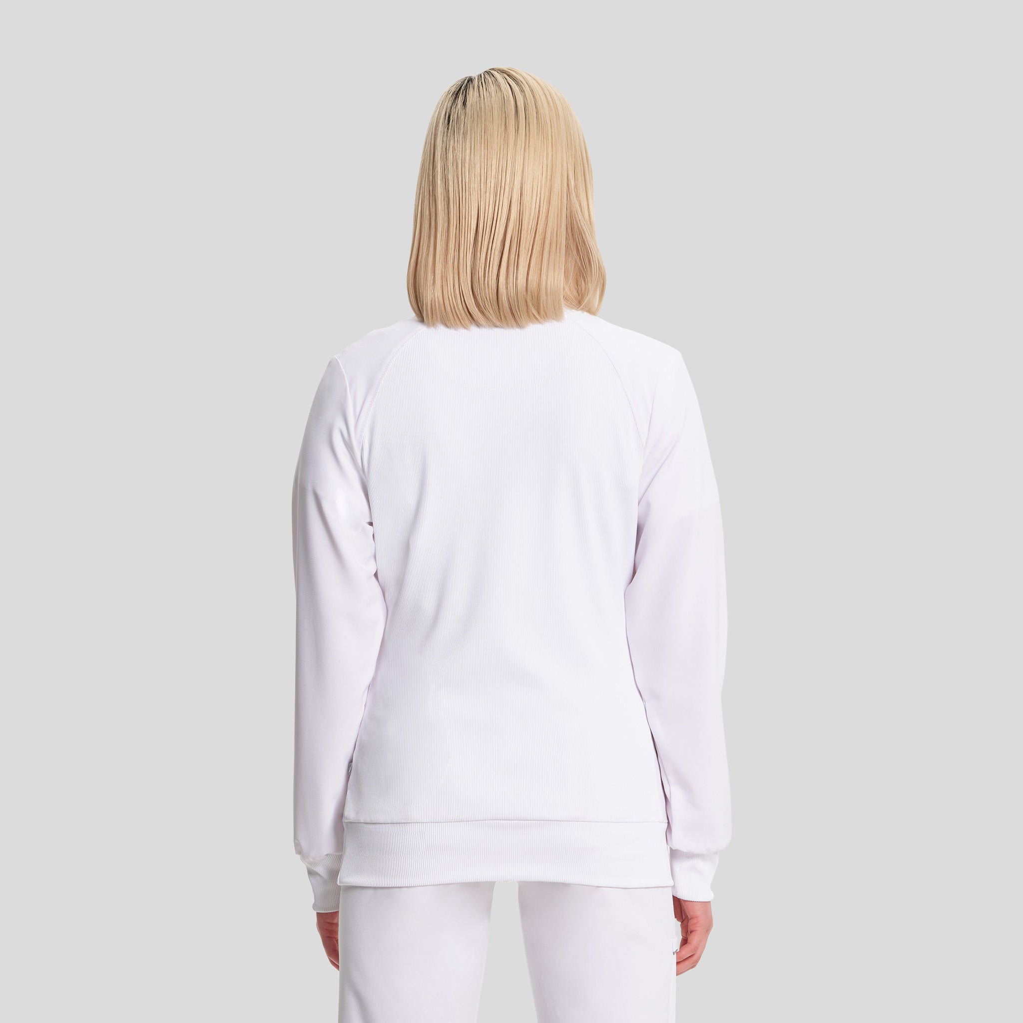Women's Zip Front Warm-Up | White