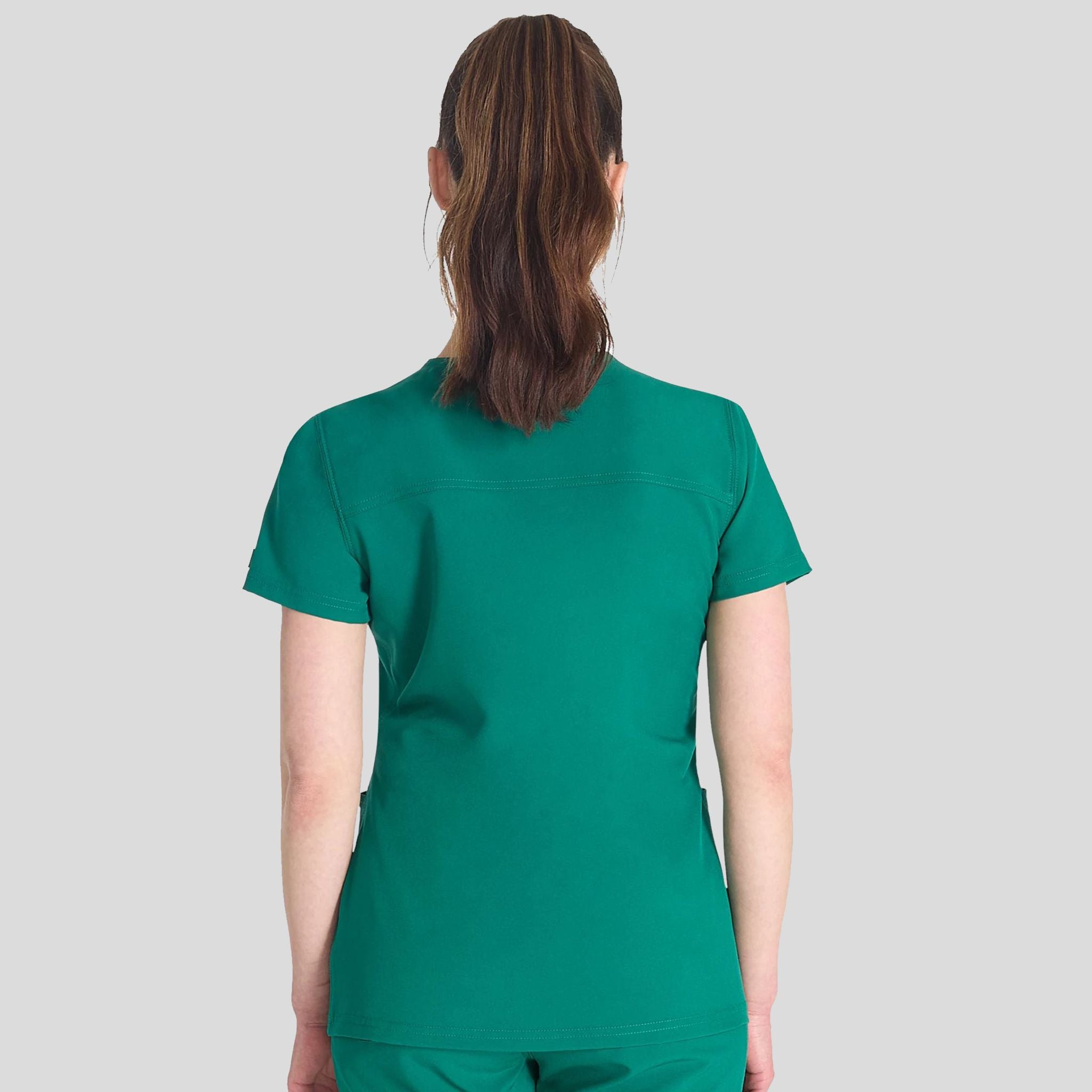 Women's V-Neck Scrub Top | Hunter