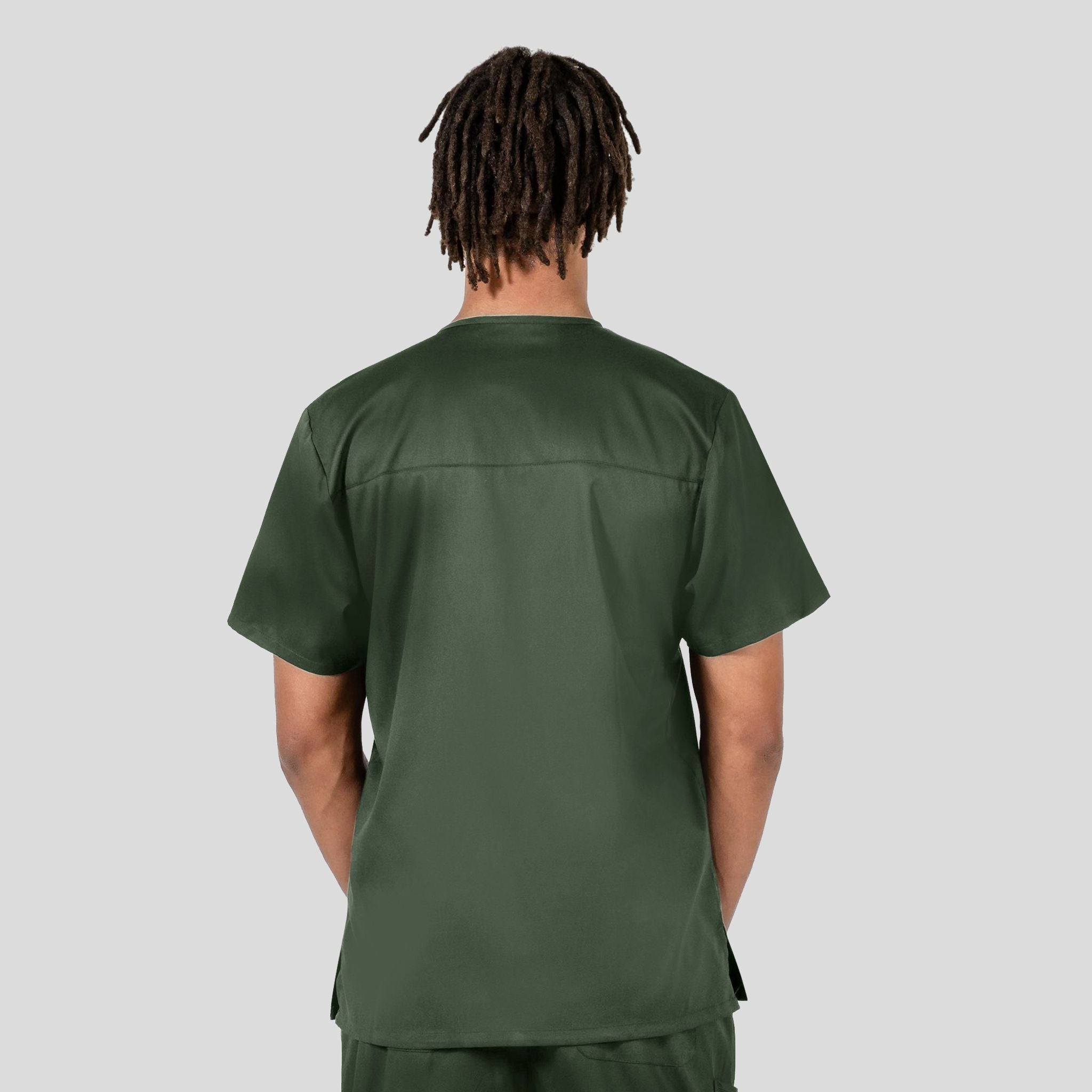 Menβs V-Neck Top | Olive