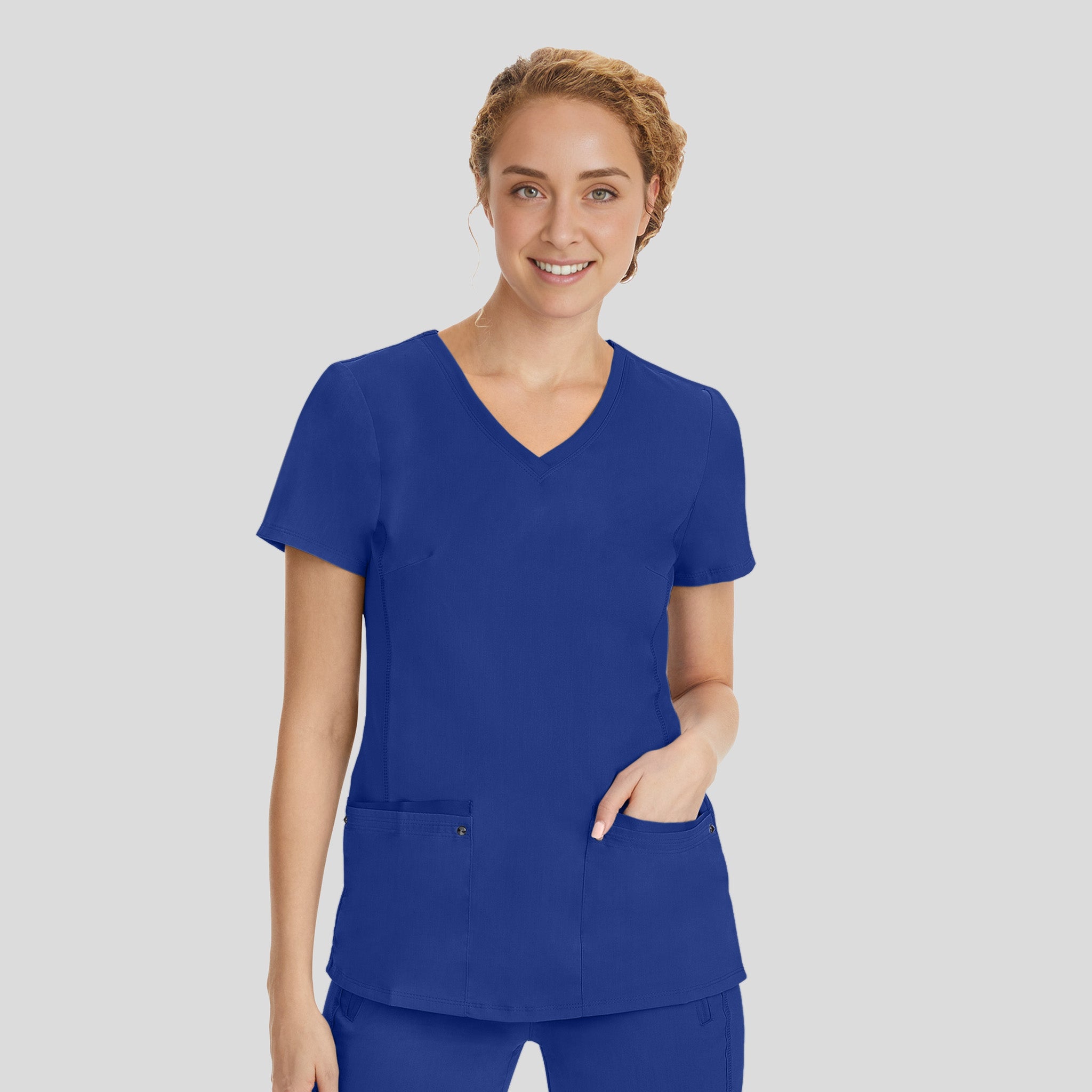 Juliet V-Neck Yoga Scrub Top | Galaxy