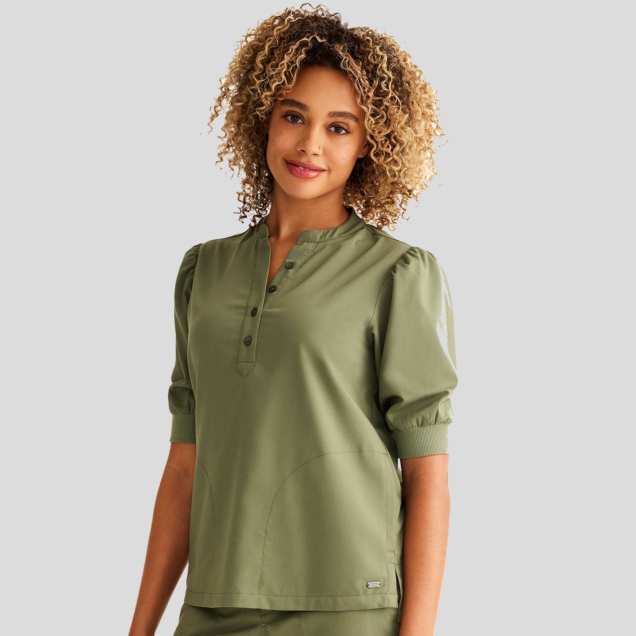 HEH_HEALINGHANDS_KODITOP_HH803_OLIVE_LEFT