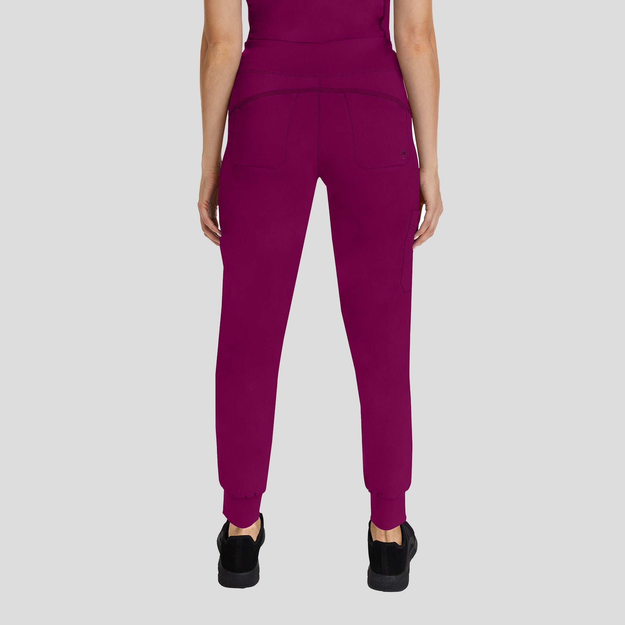 Tara Yoga Jogger Scrub Pant | Wine