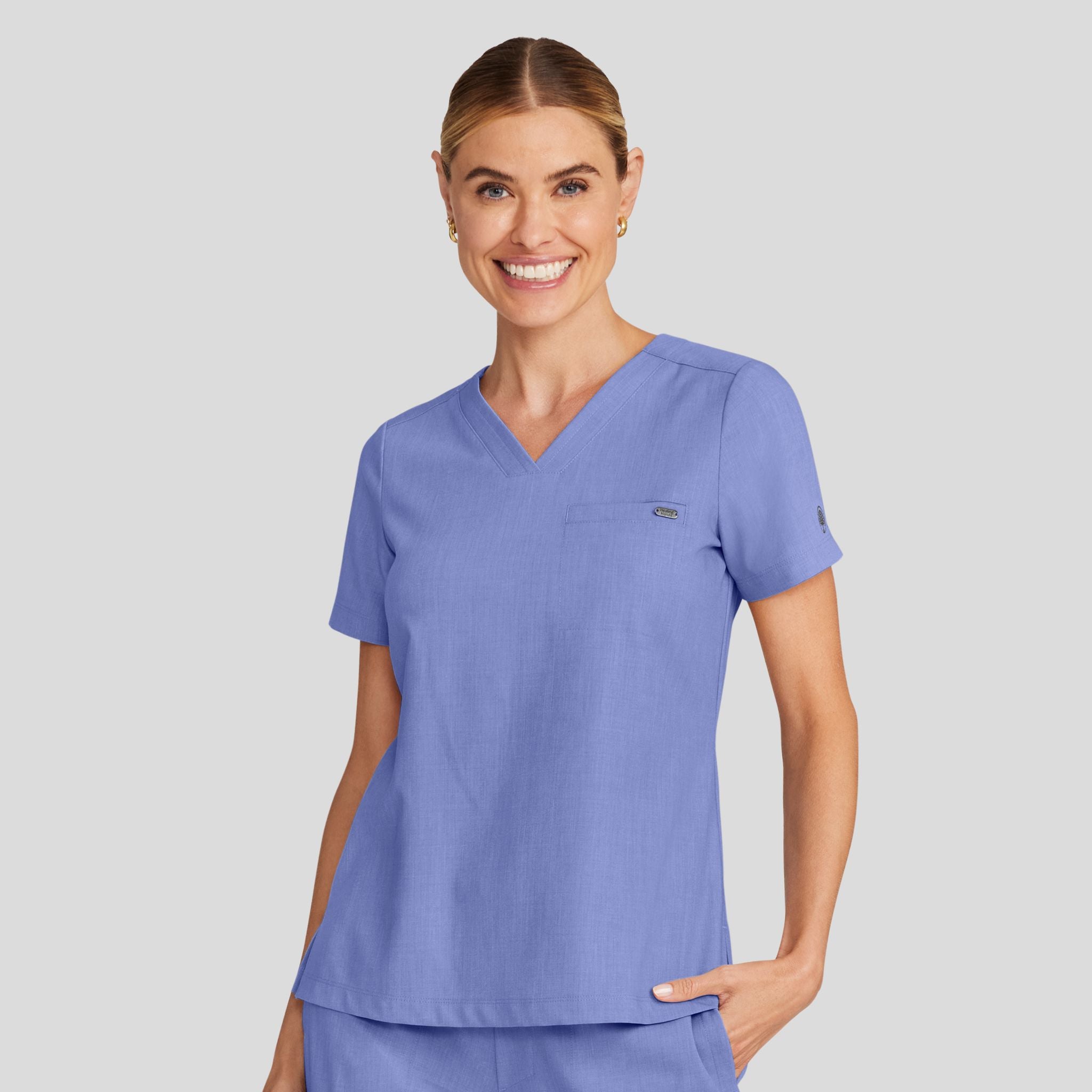 Women's Billie V-Neck Scrub Top | Ceil