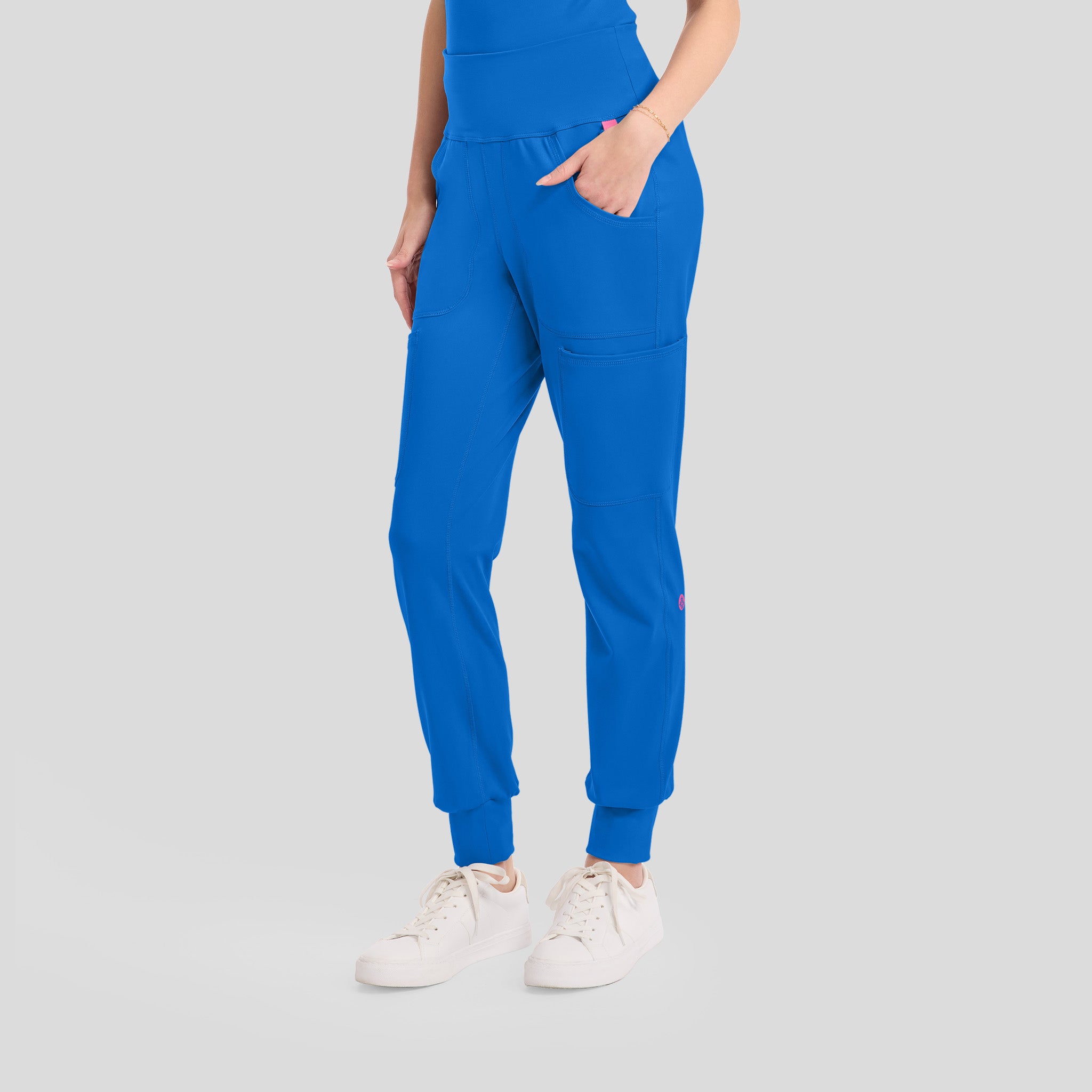 5-Pocket STRETCH High-Rise Cargo Jogger | Royal