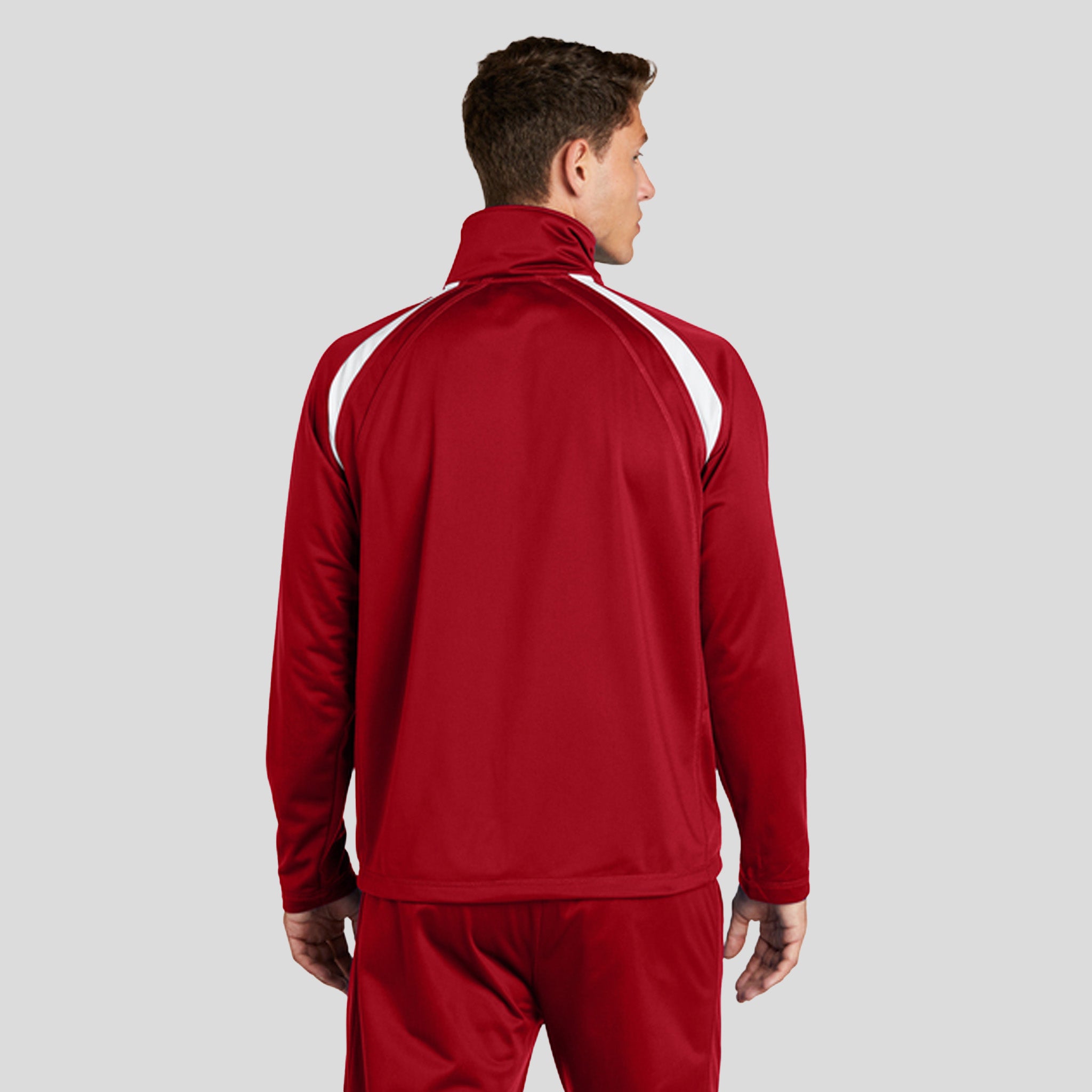 Tricot Track Jacket | True Red/White