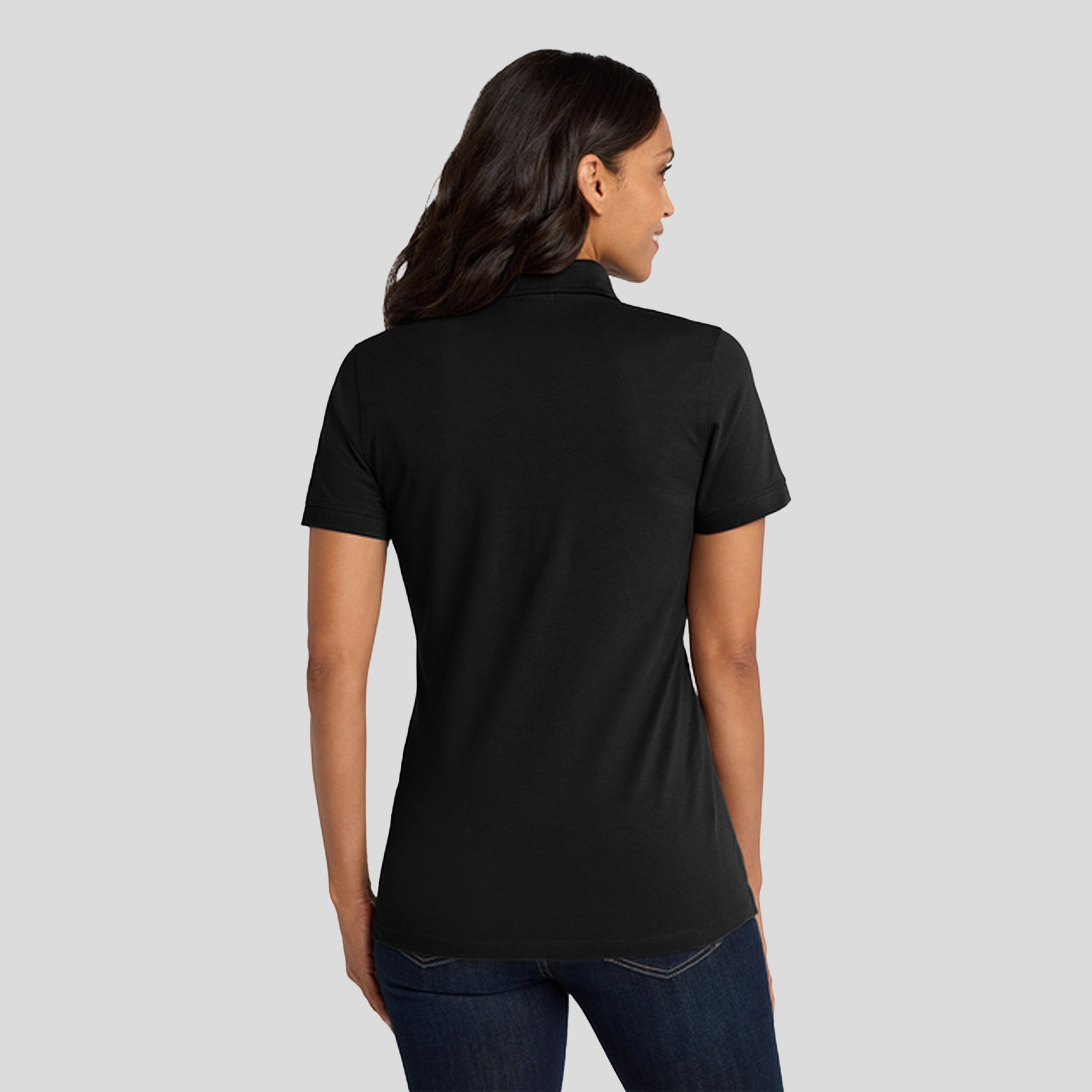 Women's EZCottonยฎ Polo | Black