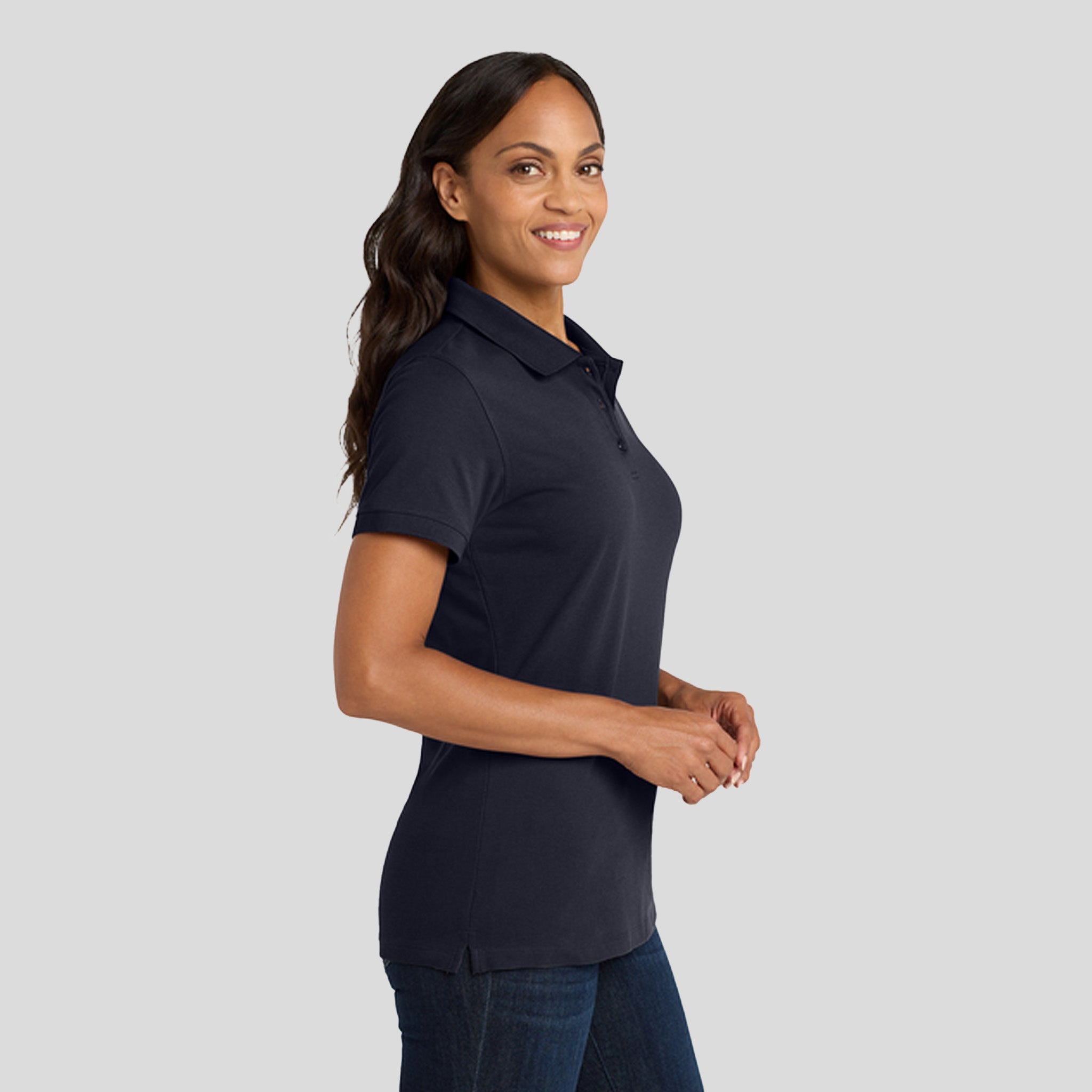 Women's EZCottonยฎ Polo | Navy