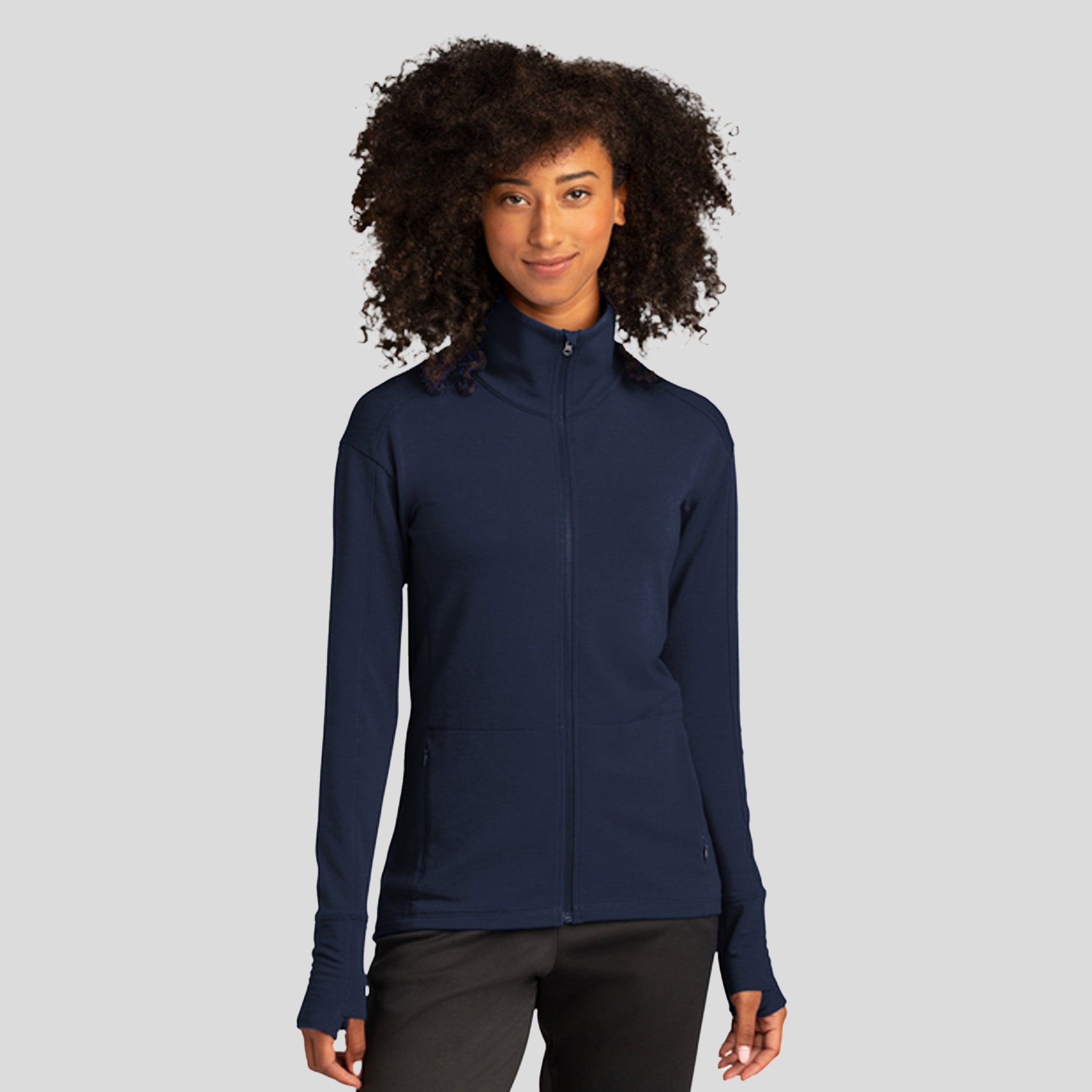 Women's Sport-Wick ® Flex Fleece Full-Zip | True Navy