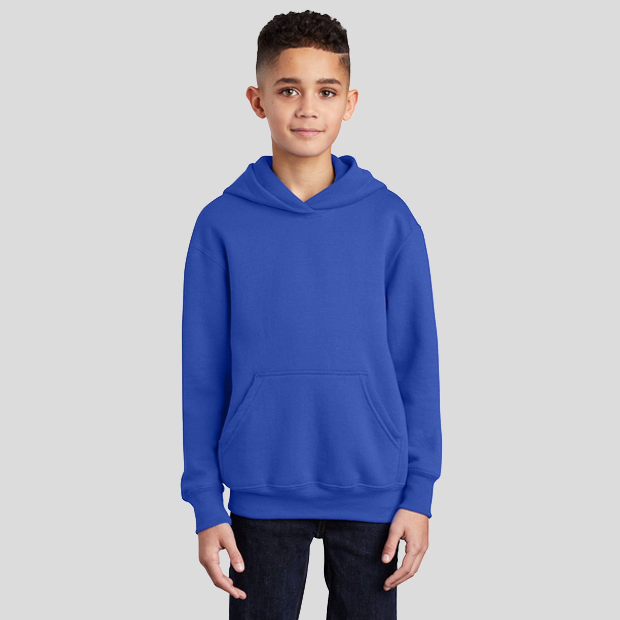 Youth Core Fleece Pullover Hooded Sweatshirt | True Royal