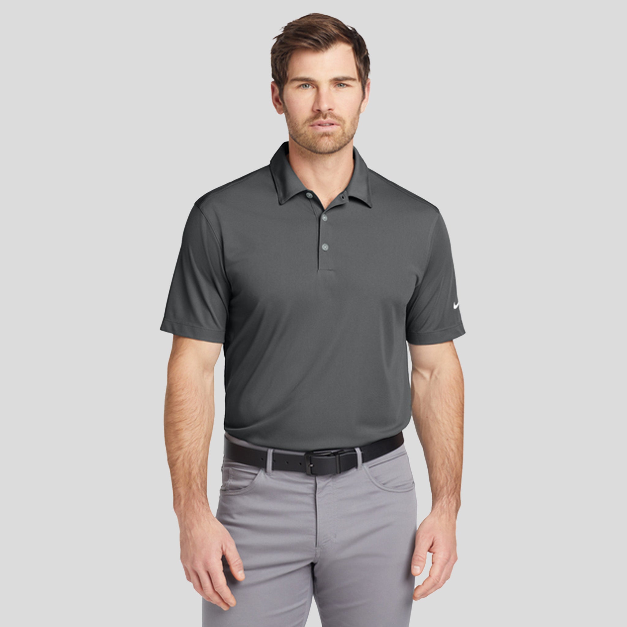 Dri-FIT Vertical Mesh Polo | Anthracite