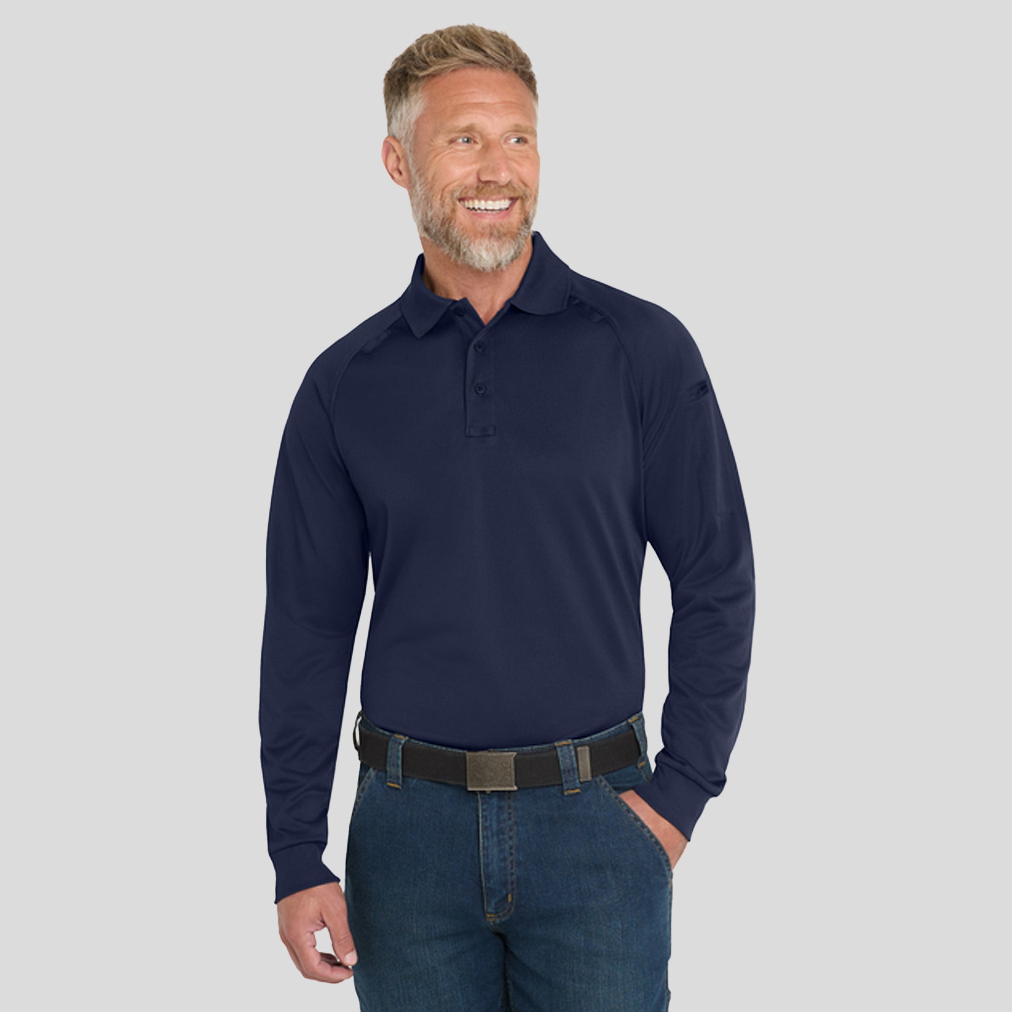 Select Long Sleeve Snag-Proof Tactical Polo | Dark Navy