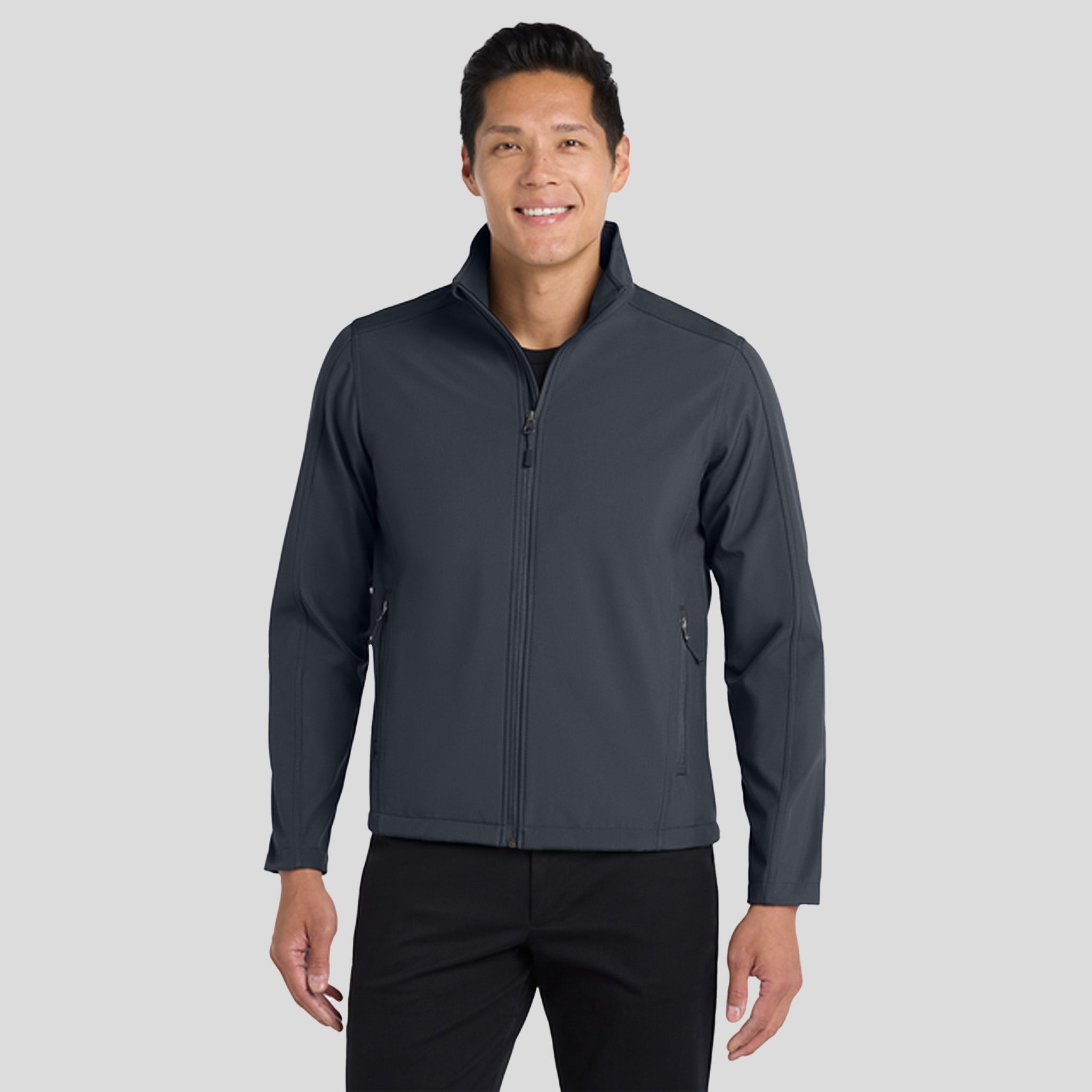Men's Core Soft Shell Jacket | Battleship Grey