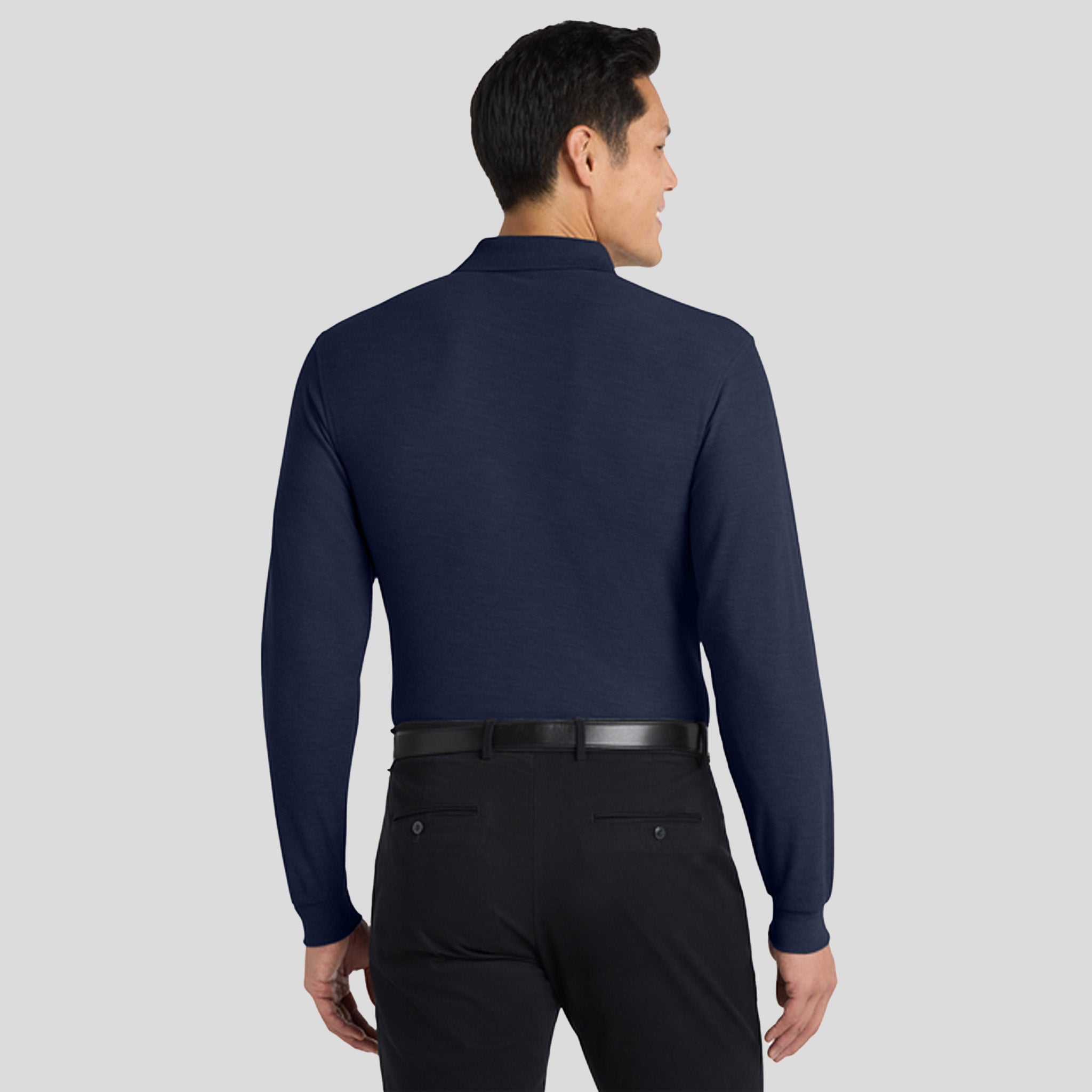 Silk Touchβ’ Long Sleeve Polo | Navy