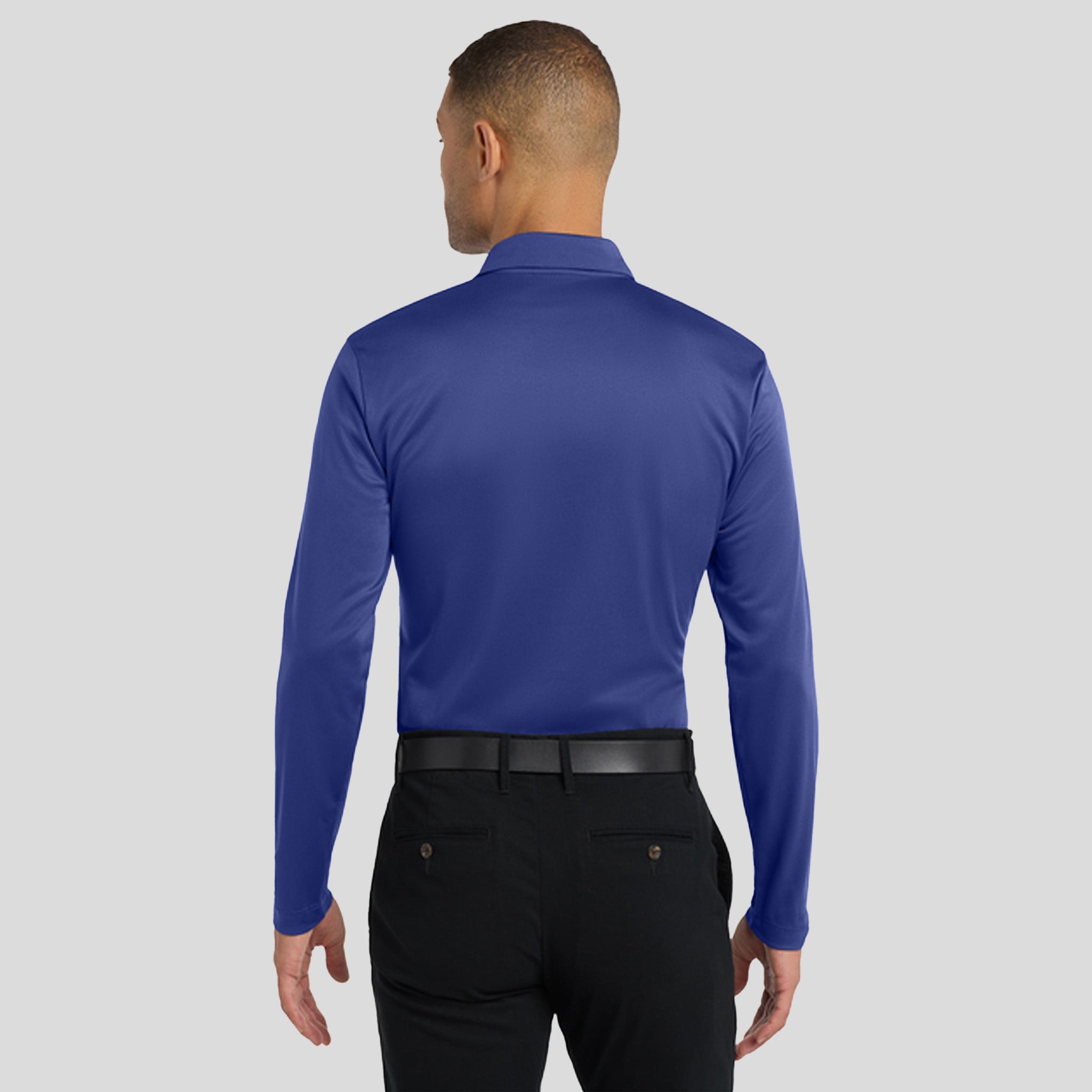 Silk Touch™ Performance Long Sleeve Polo | Royal