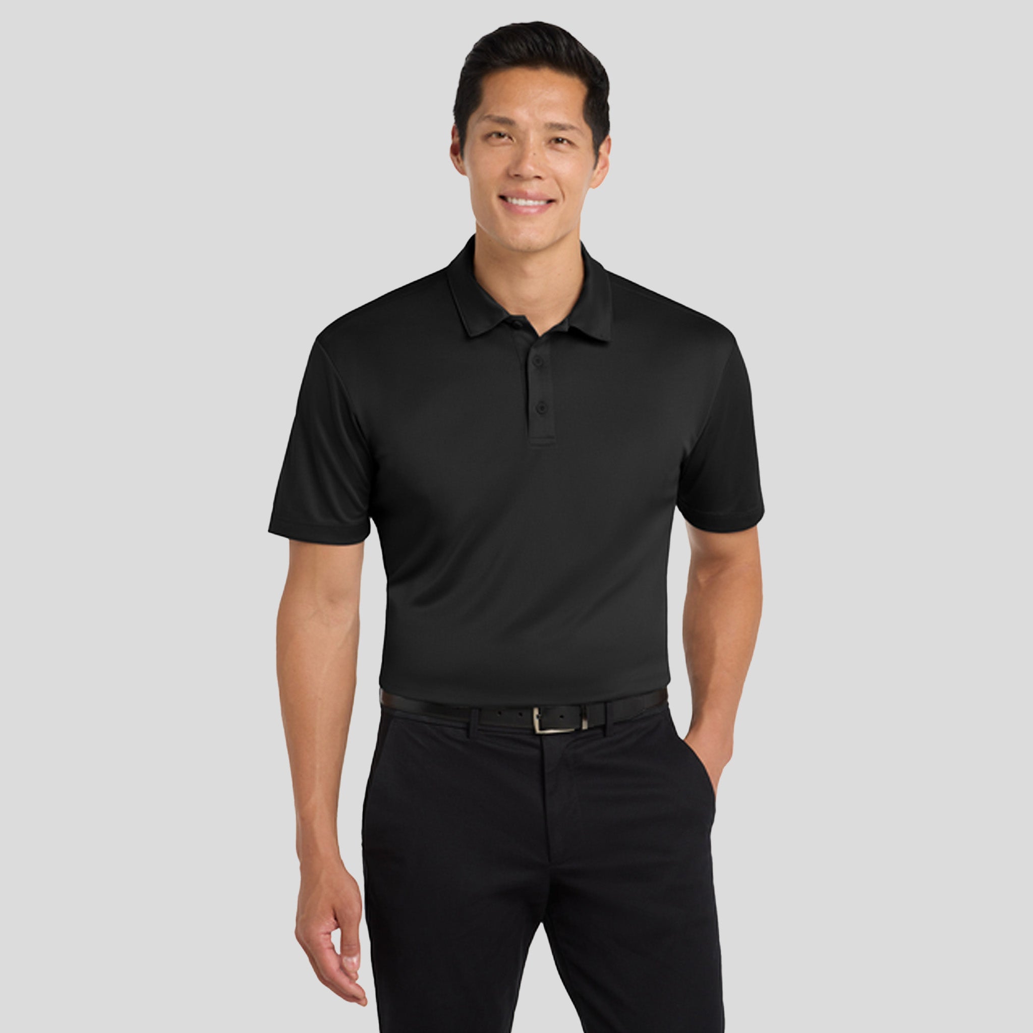Men's Silk Touchโข Performance Polo | Black