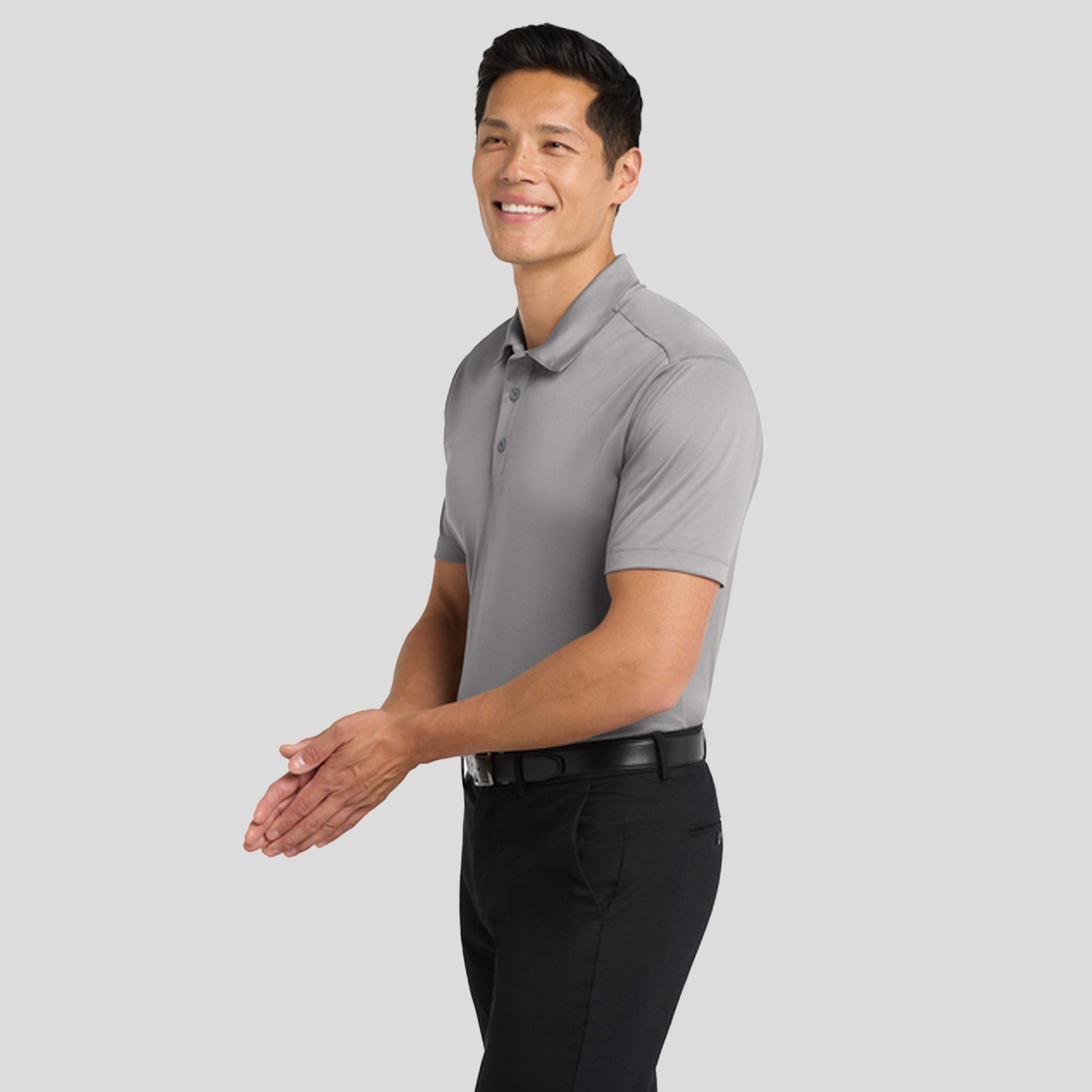 Men's Silk Touchโข Performance Polo | Gusty Grey