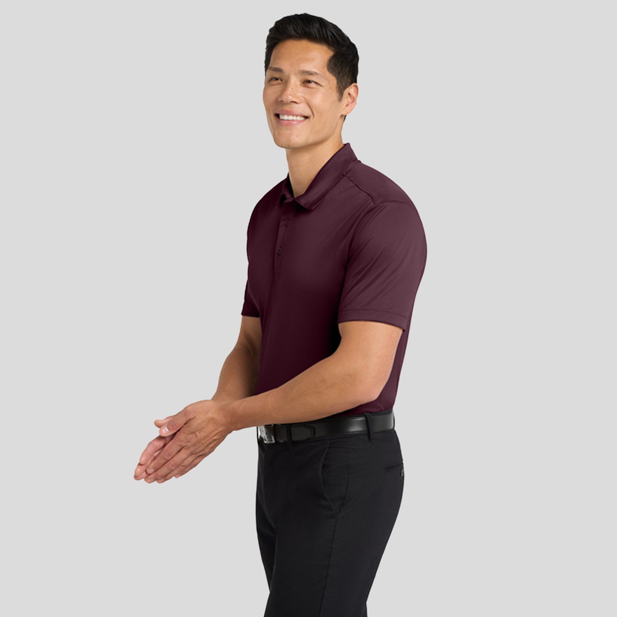 Men's Silk Touchโข Performance Polo | Maroon