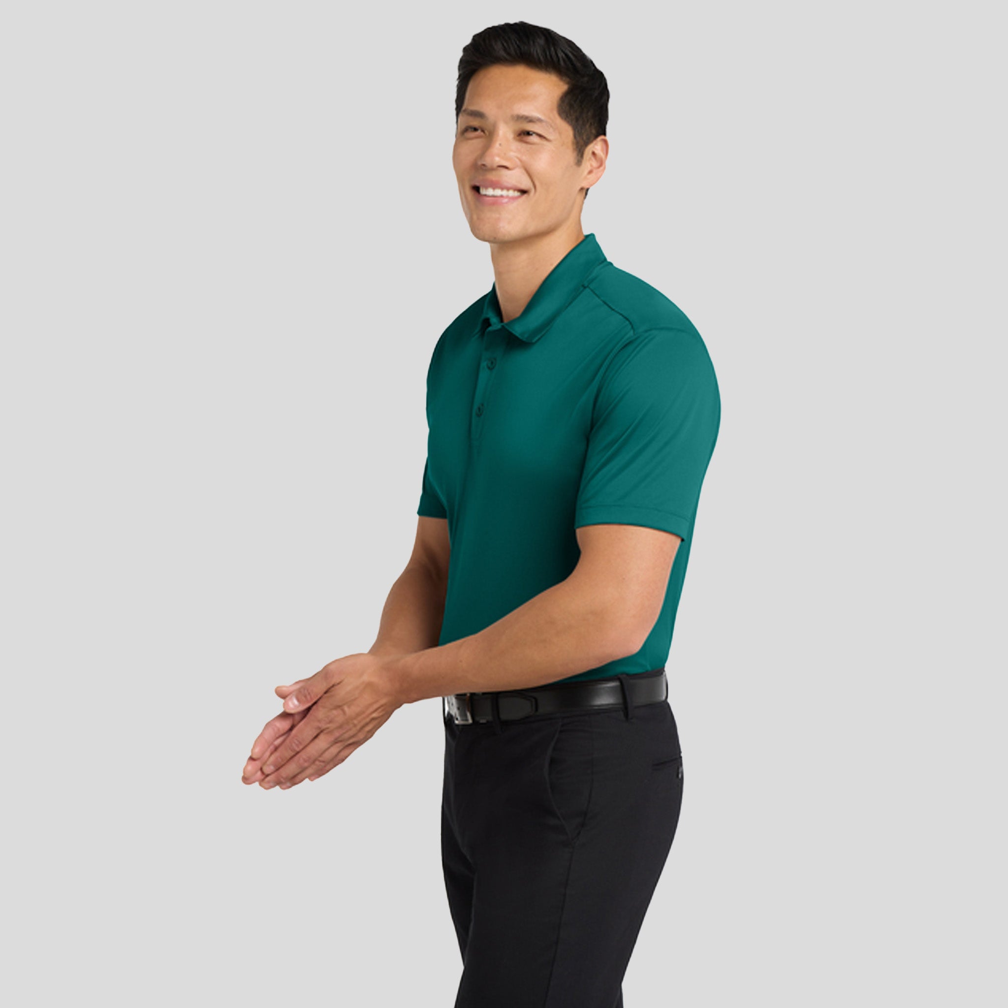 Men's Silk Touchโข Performance Polo | Teal Green