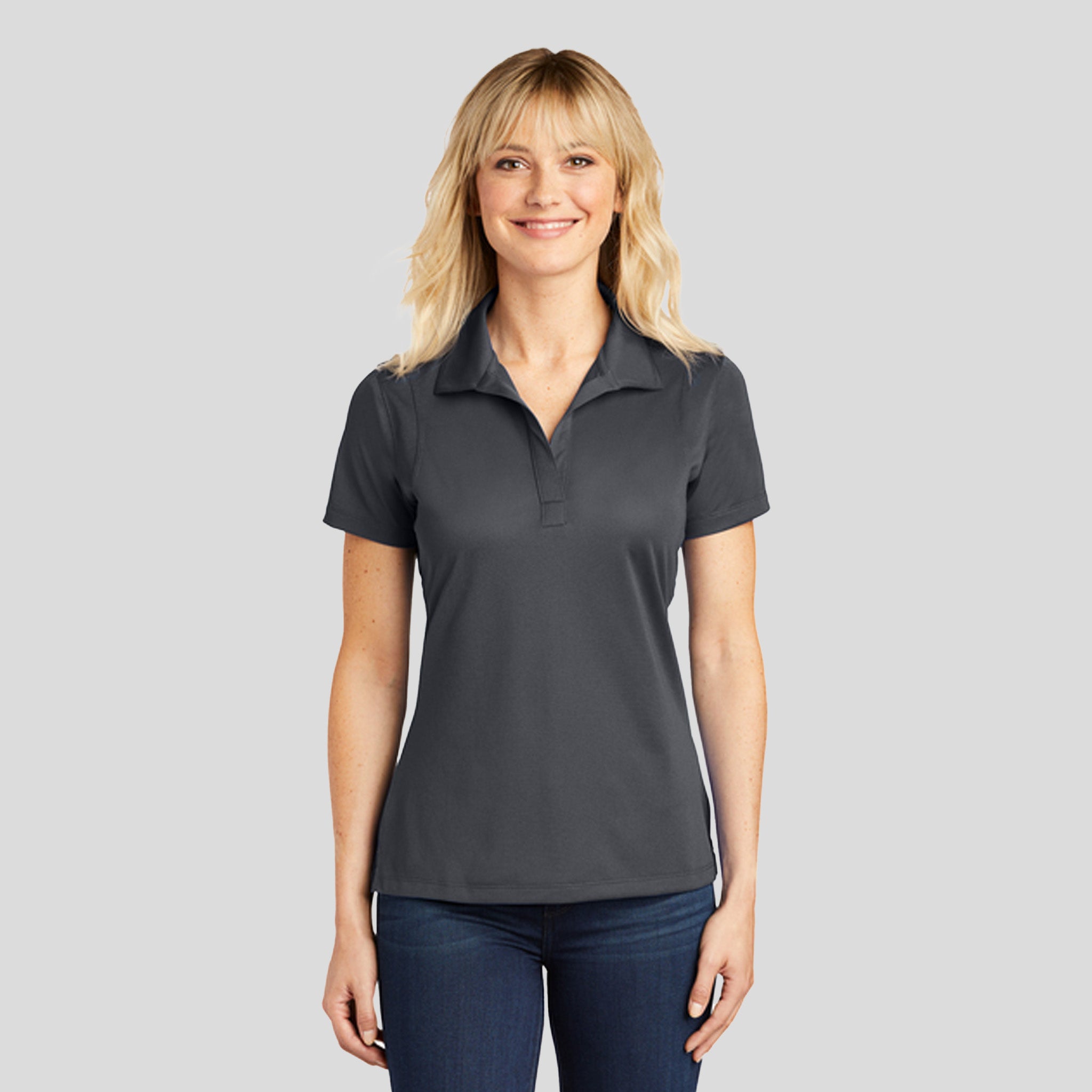 Women's Micropique Sport-Wickยฎ Polo | Iron Grey
