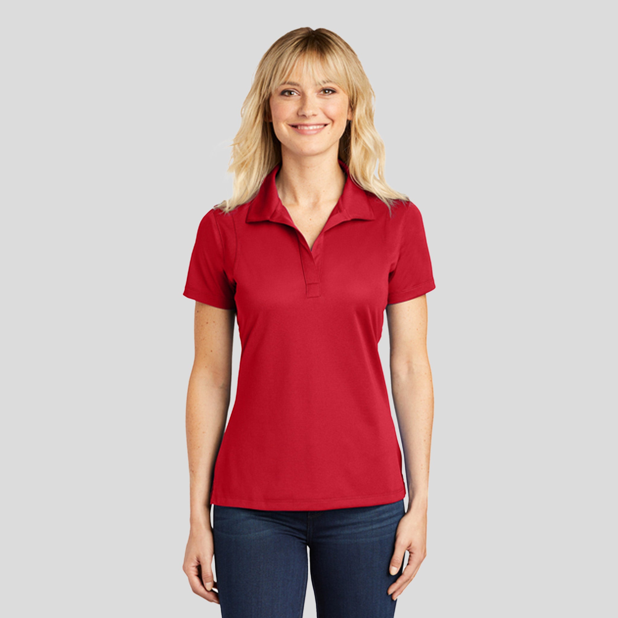 Women's Micropique Sport-Wickยฎ Polo | Red