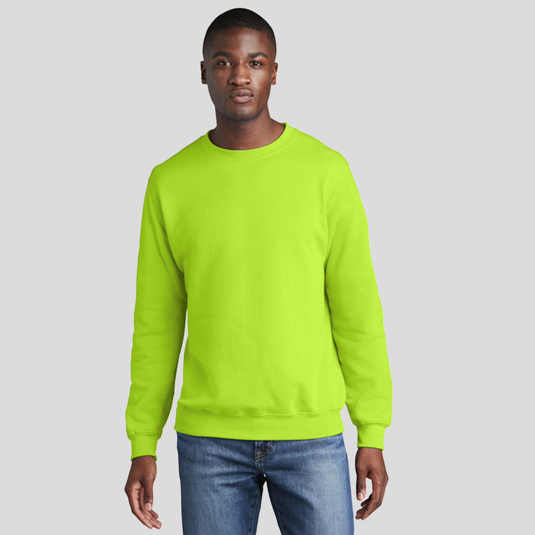 Core Fleece Crewneck Sweatshirt | Neon Yellow