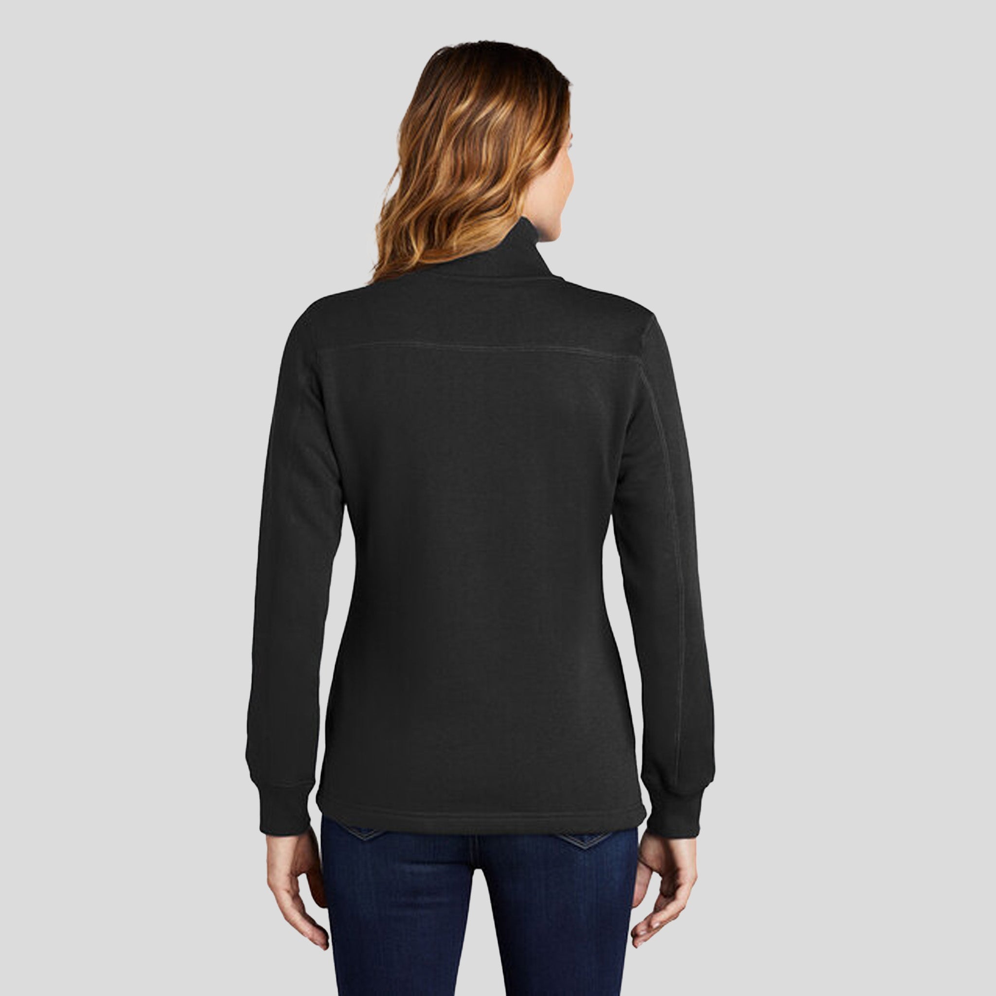 Women's 1/4-Zip Sweatshirt | Black