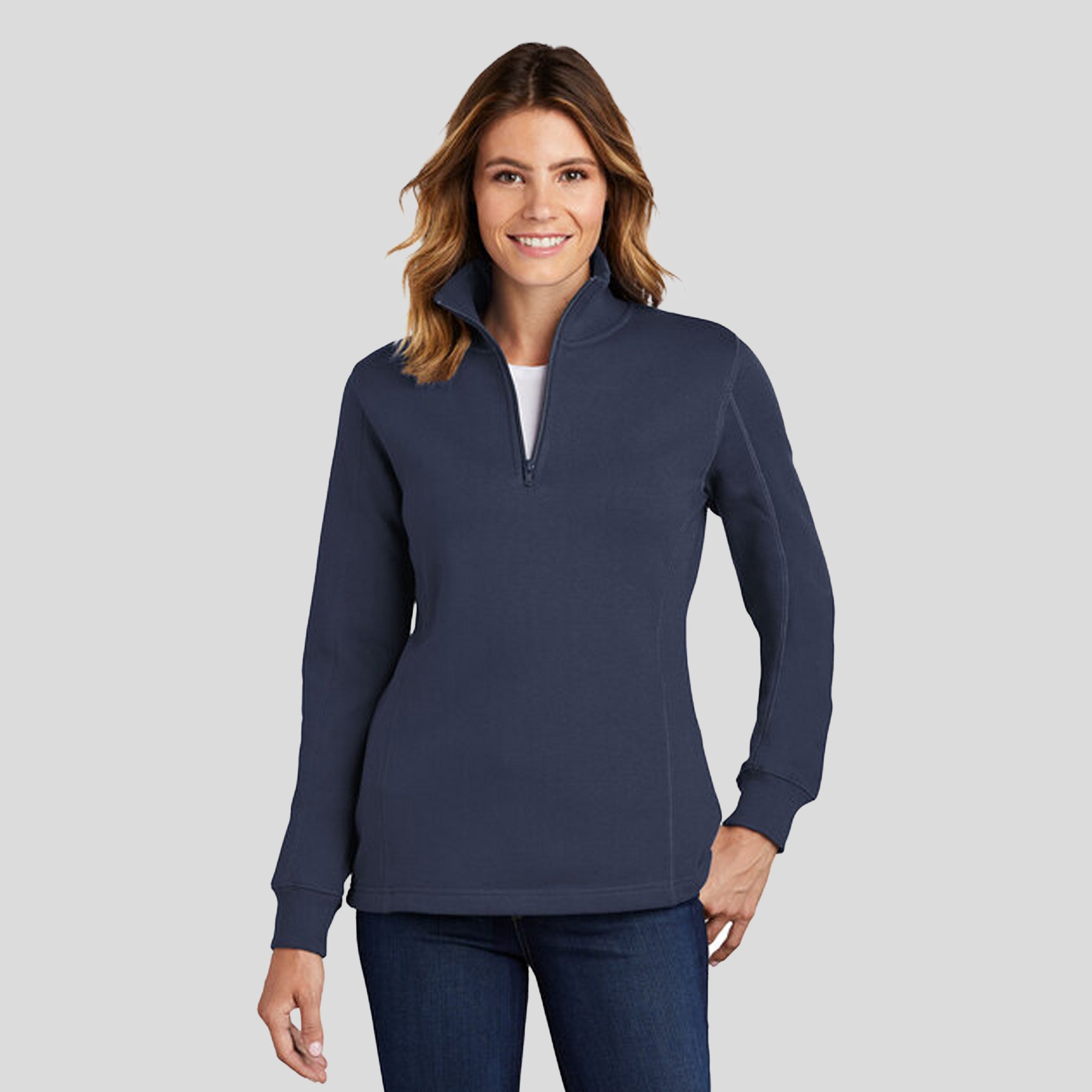 Women's 1/4-Zip Sweatshirt | Navy