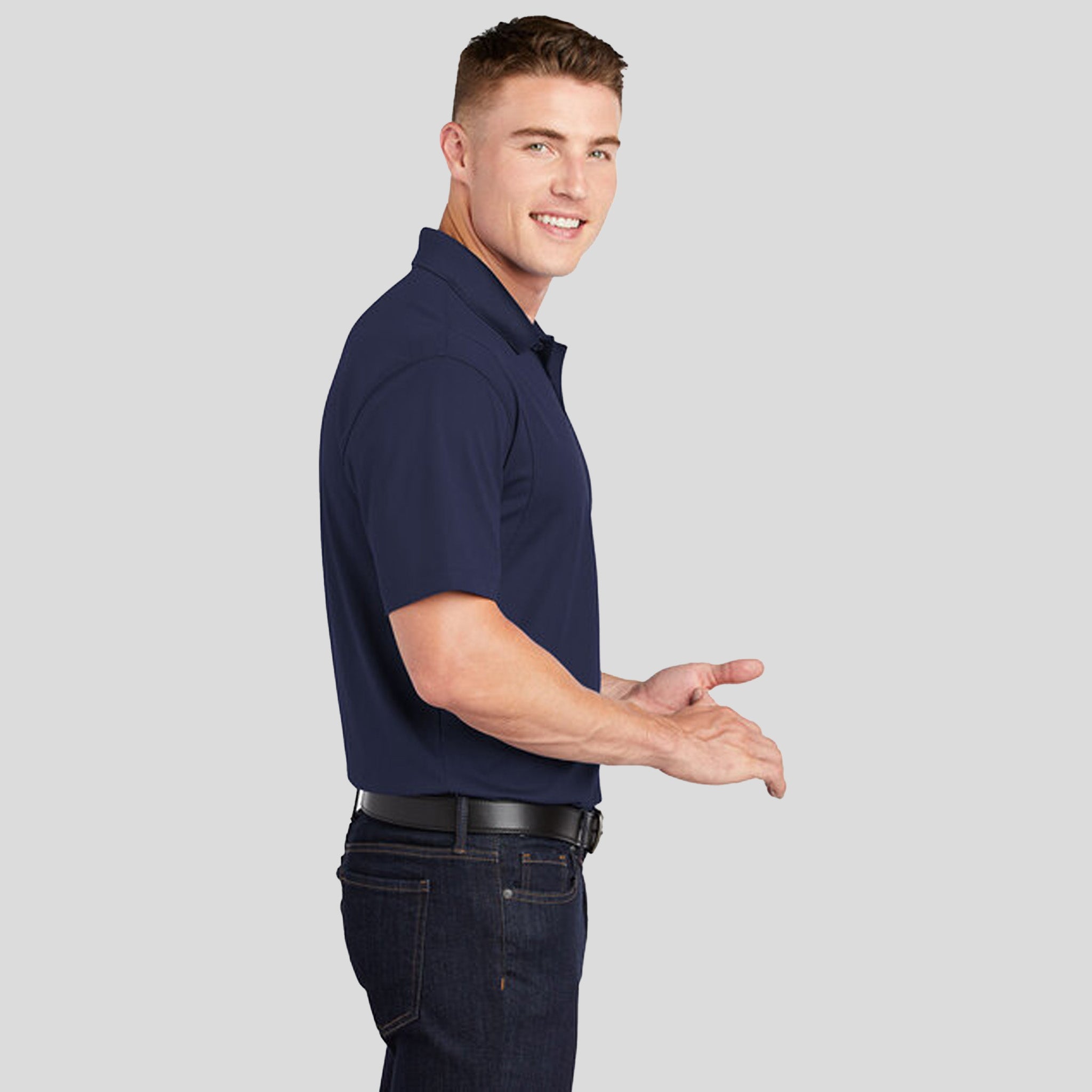 Micropique Sport-Wickยฎ Polo | True Navy