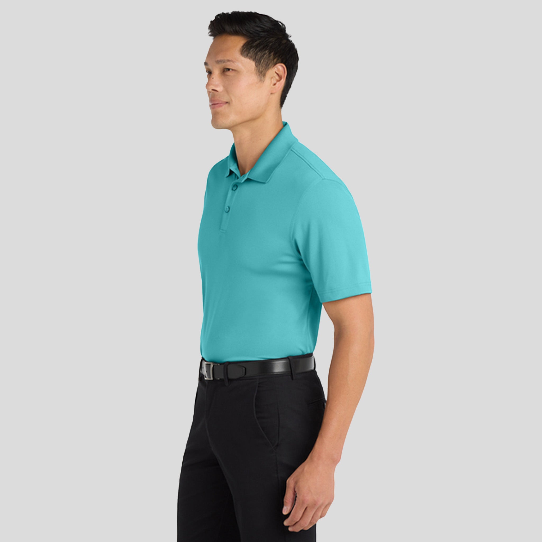 Dry Zoneยฎ UV Micro-Mesh Polo | Aquamarine