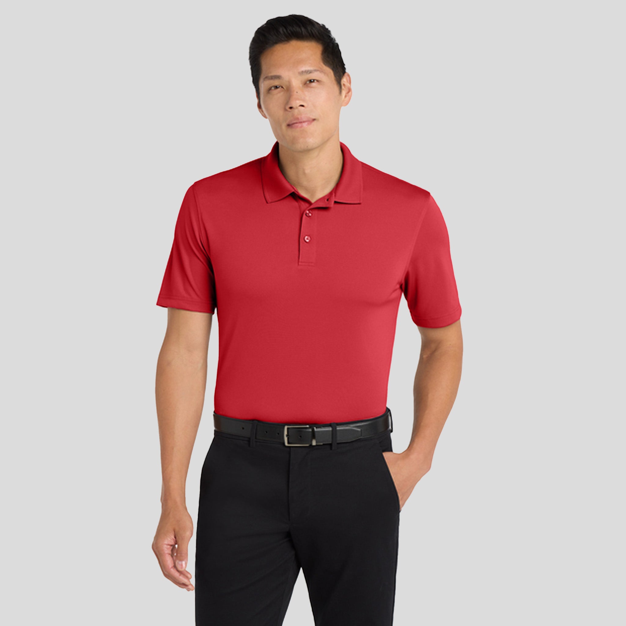 Dry Zoneยฎ UV Micro-Mesh Polo | Rich Red