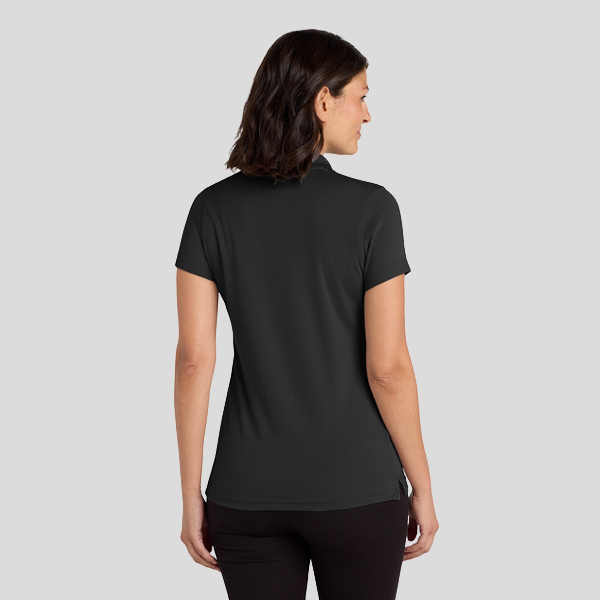 Women's Dry Zoneยฎ UV Micro-Mesh Polo | Deep Black