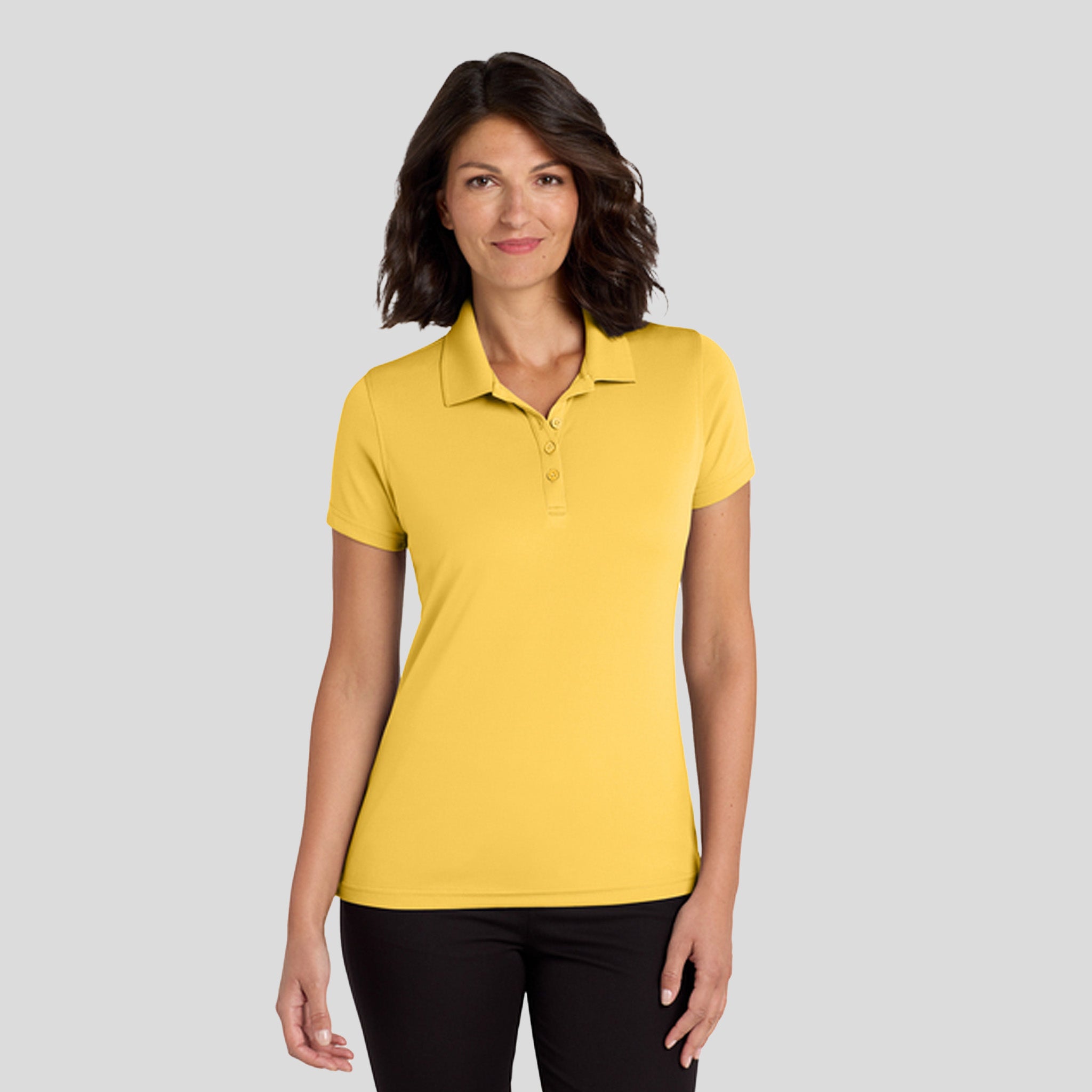 Women's Dry Zoneยฎ UV Micro-Mesh Polo | Sunburst Yellow