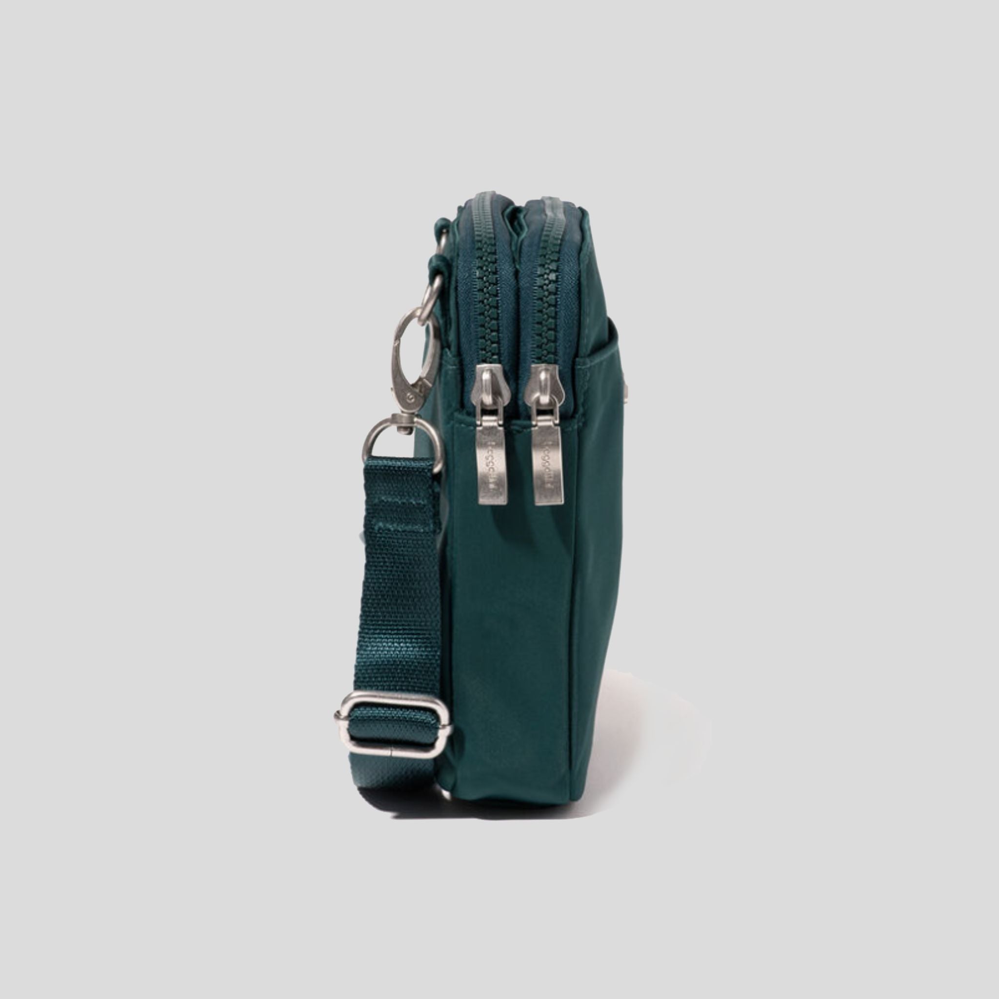Modern Take Two RFID Crossbody | Emerald Twill