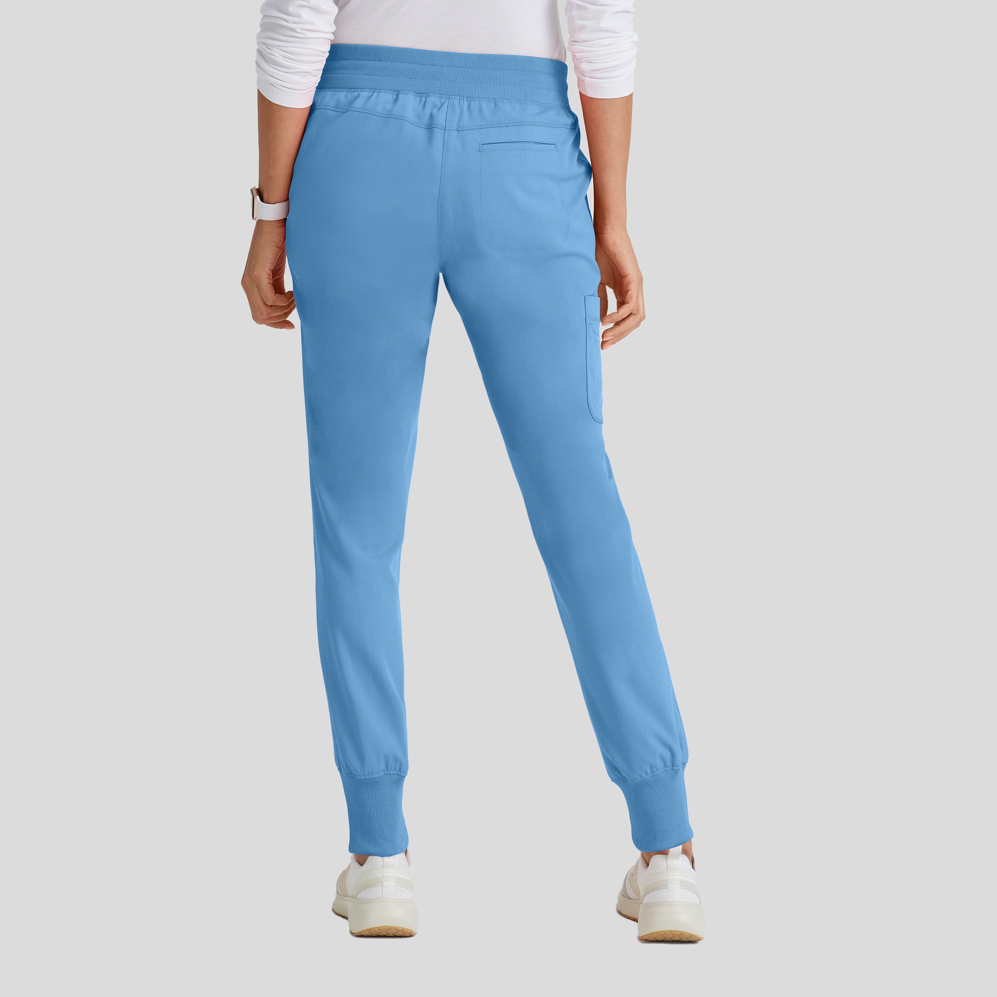 Eden 5-Pocket Mid-Rise Jogger Scrub Pant | Ciel