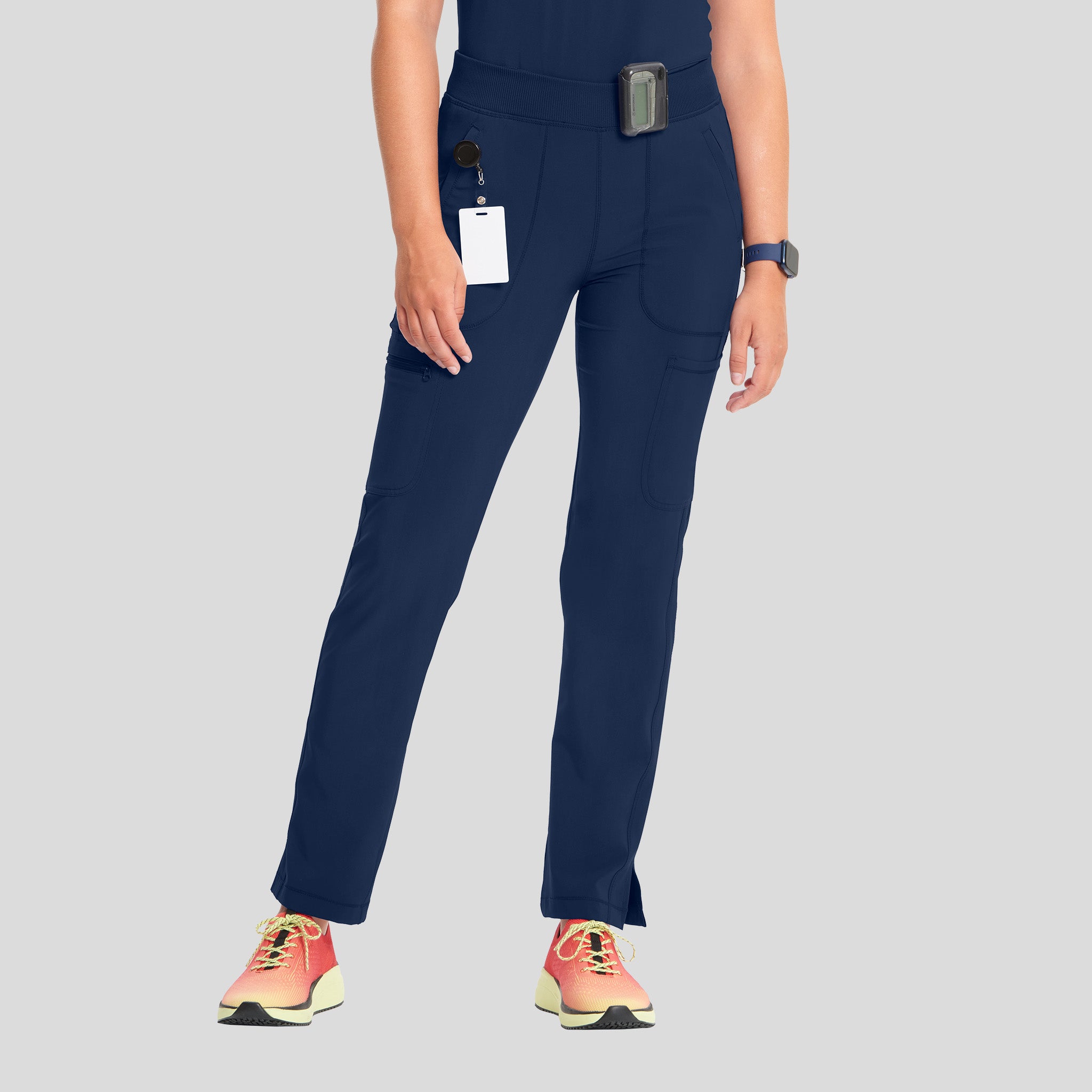 Inifnity Mid Rise Tapered Leg Pull-On Scrub Pant | Navy