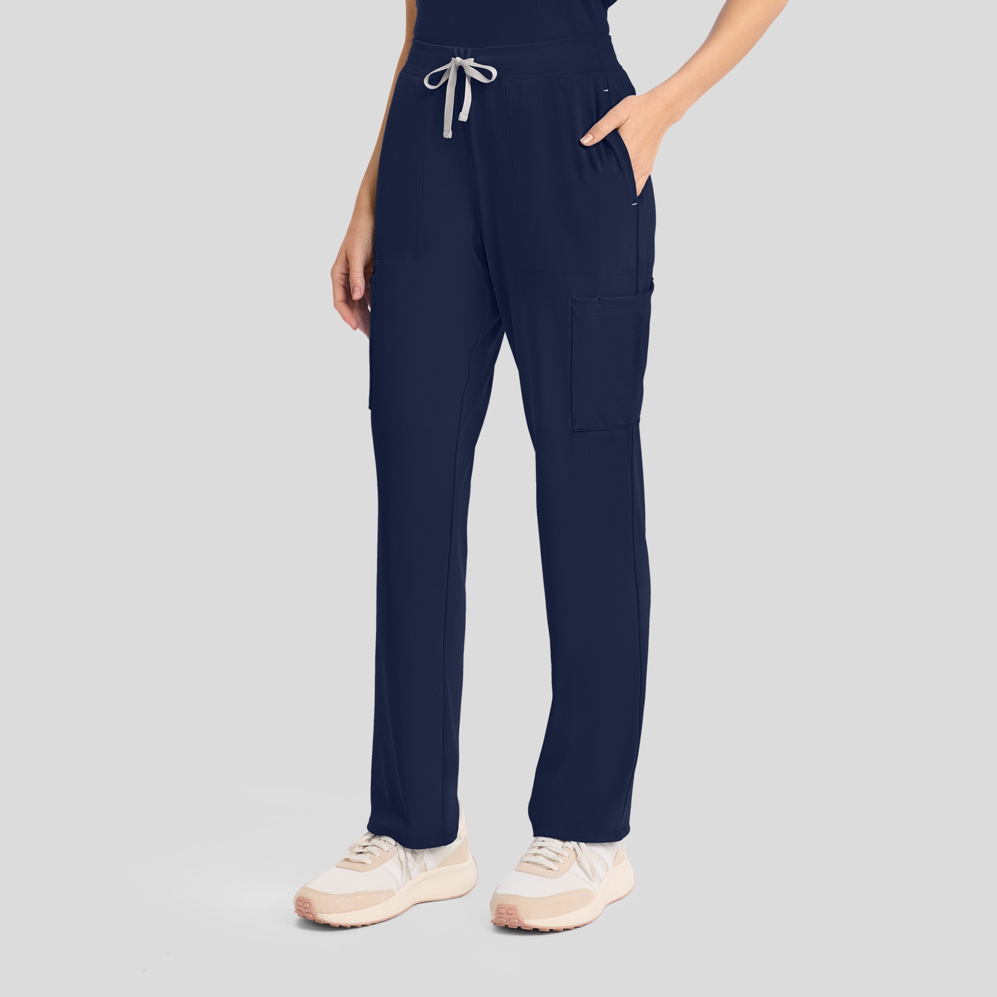 Achieve Pull-On Straight Leg Scrub Pant | Navy