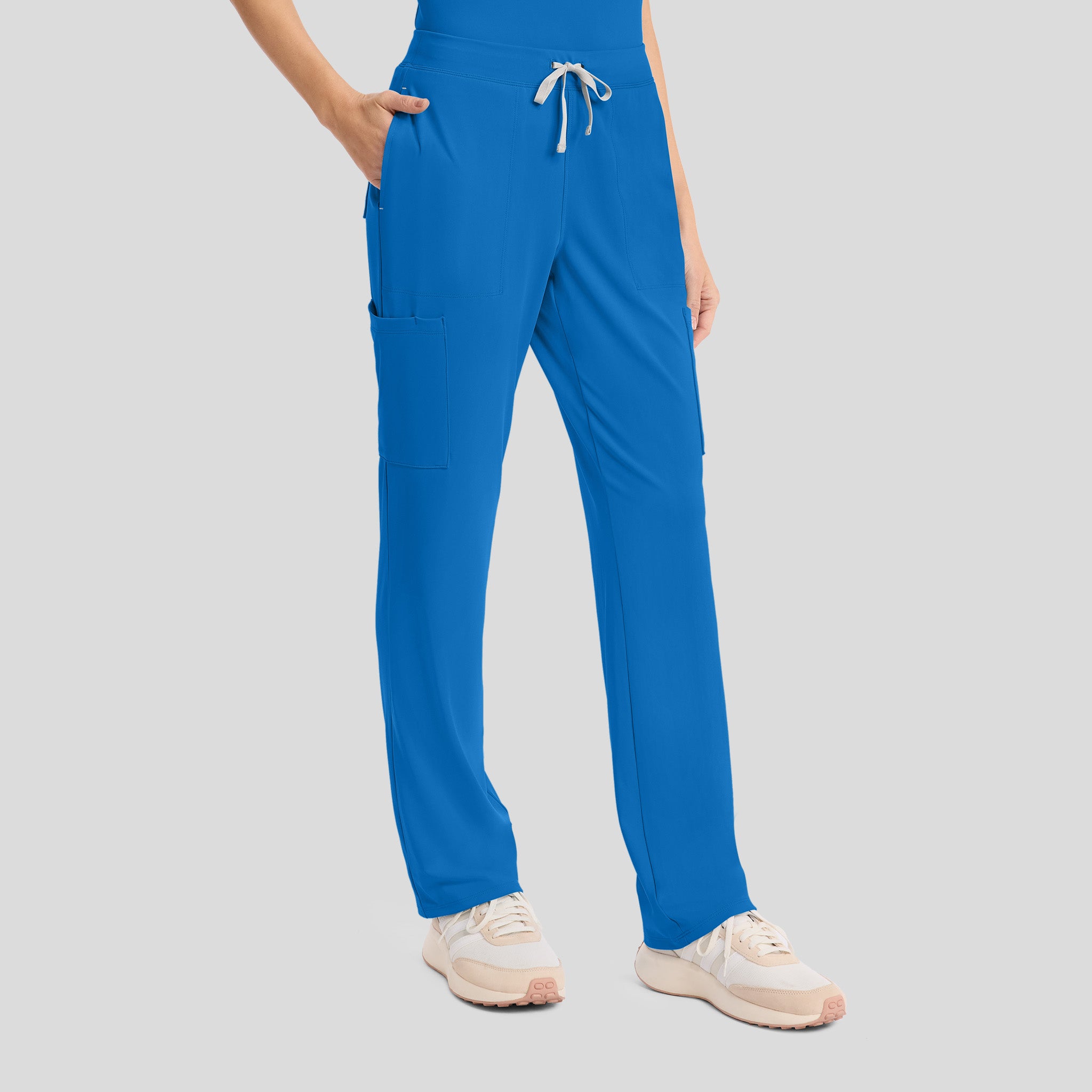 Achieve Pull-On Straight Leg Scrub Pant | True Blue