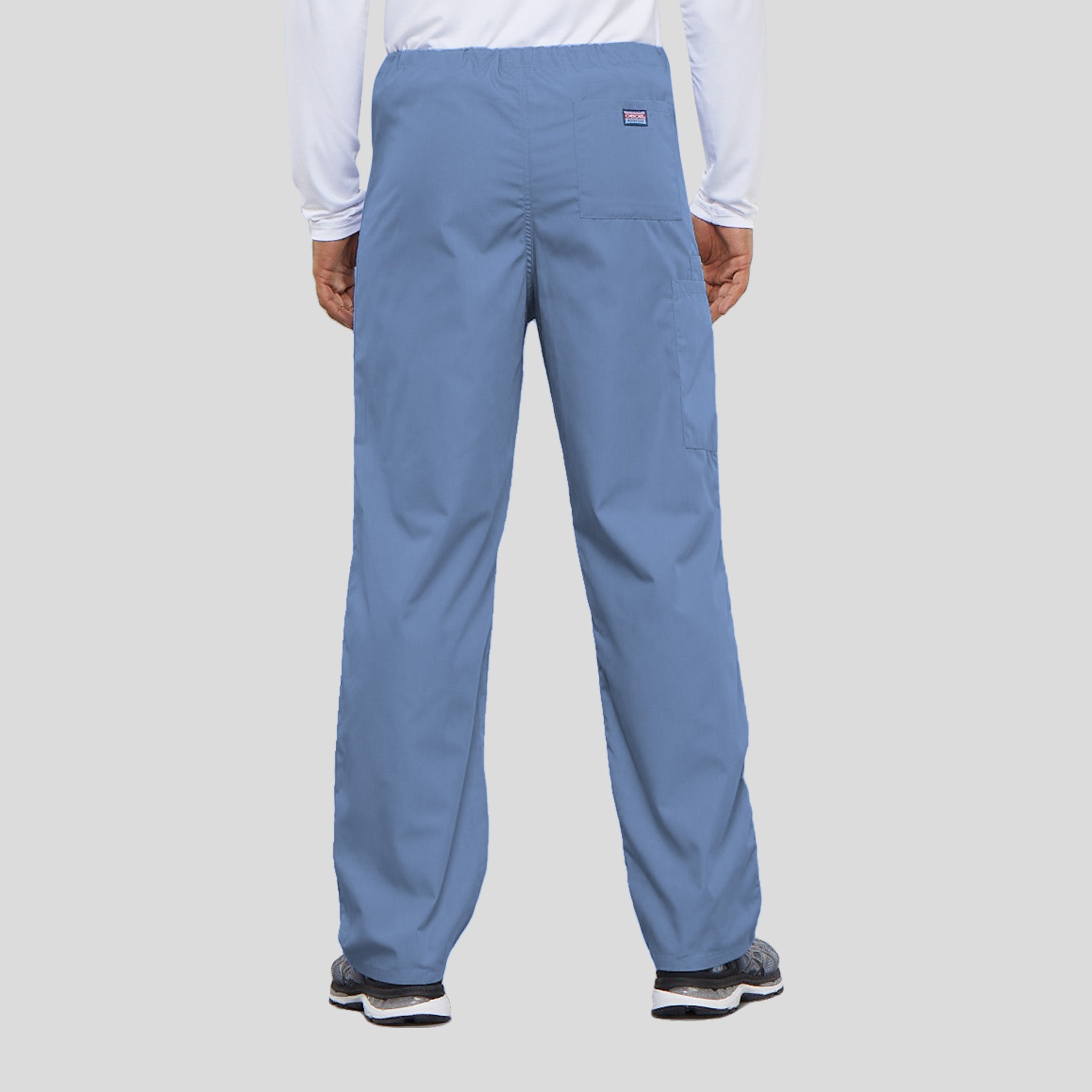 Unisex Drawstring Cargo Scrub Pant | Ciel