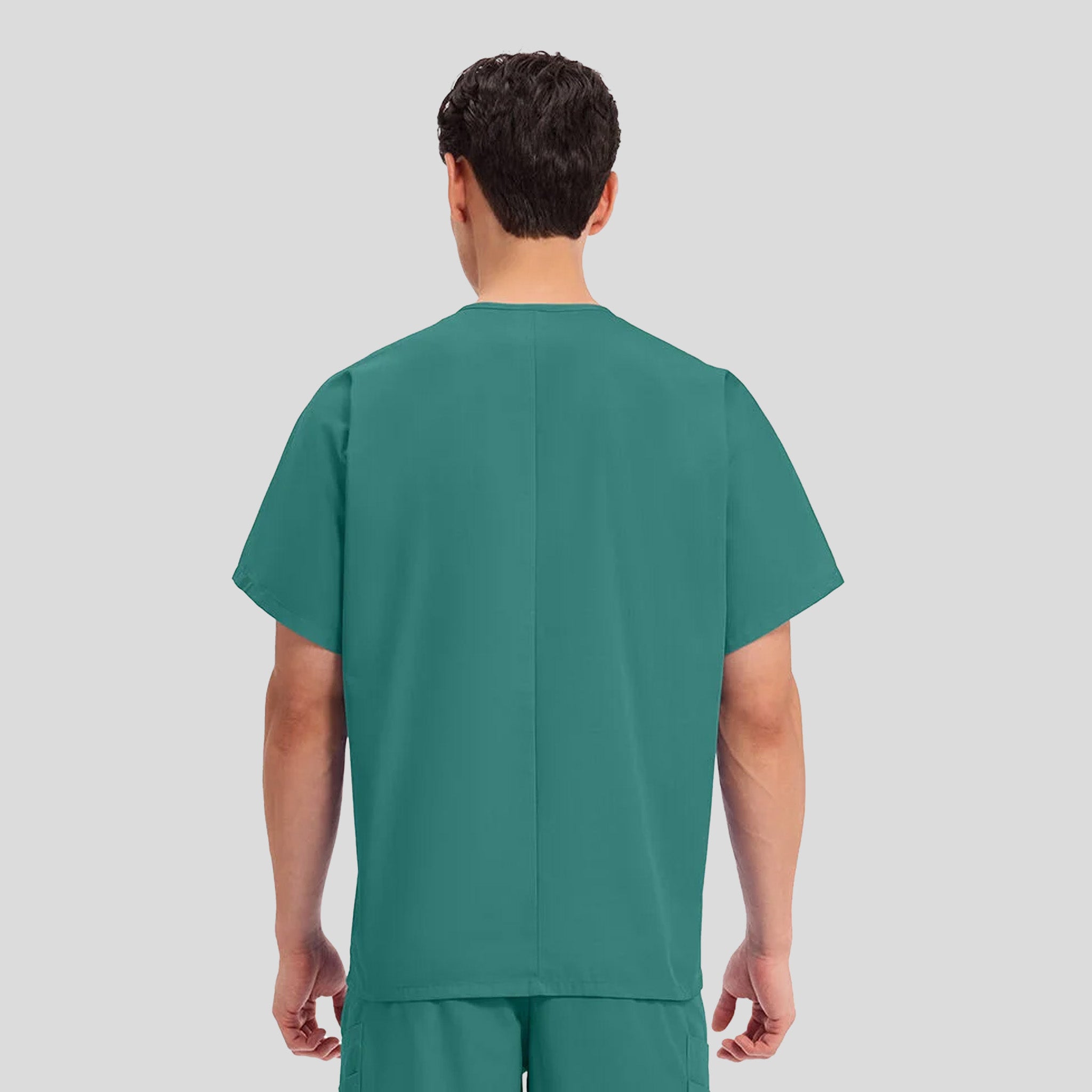 Unisex V-Neck 1 Pocket | Teal