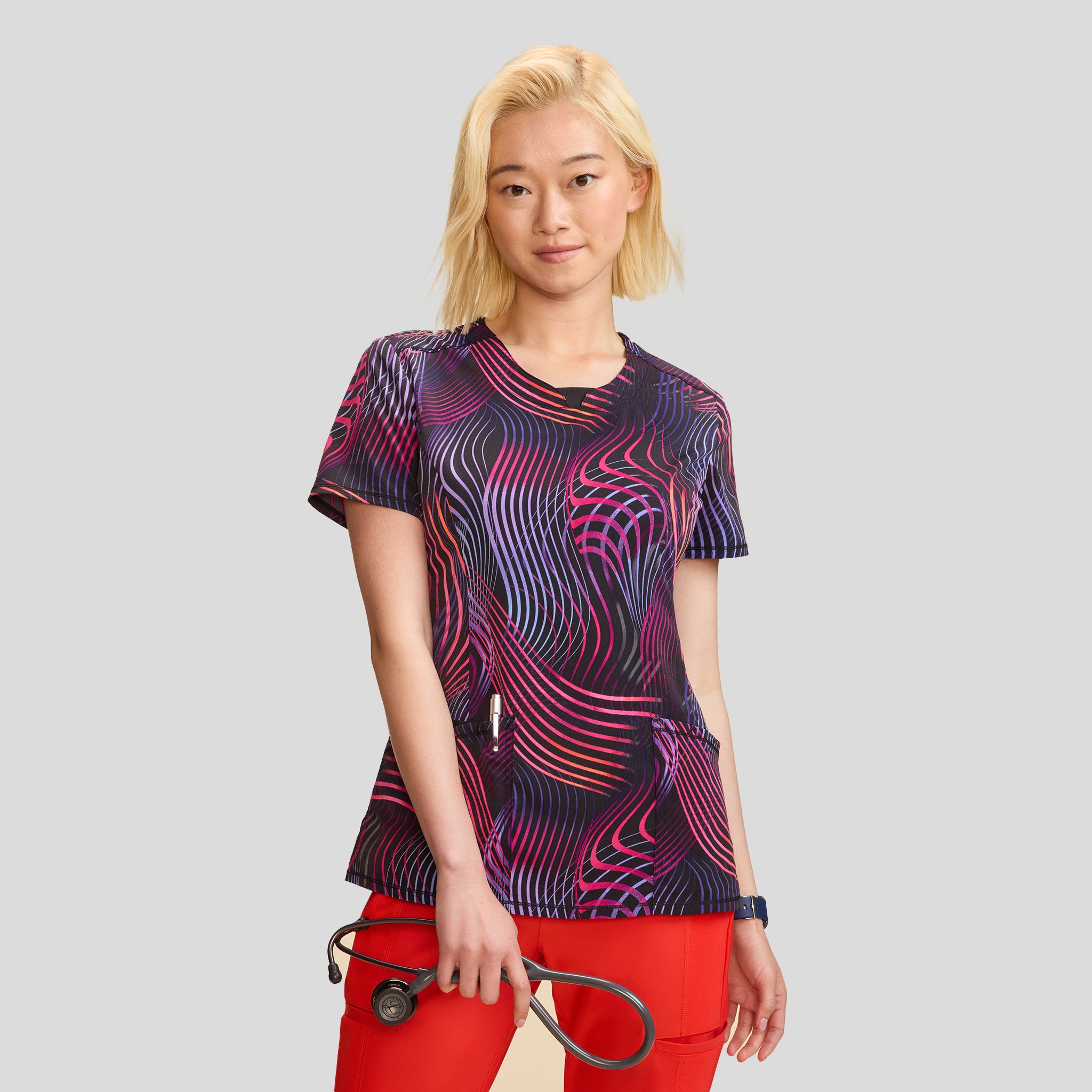 Digital Wavelength Print Top