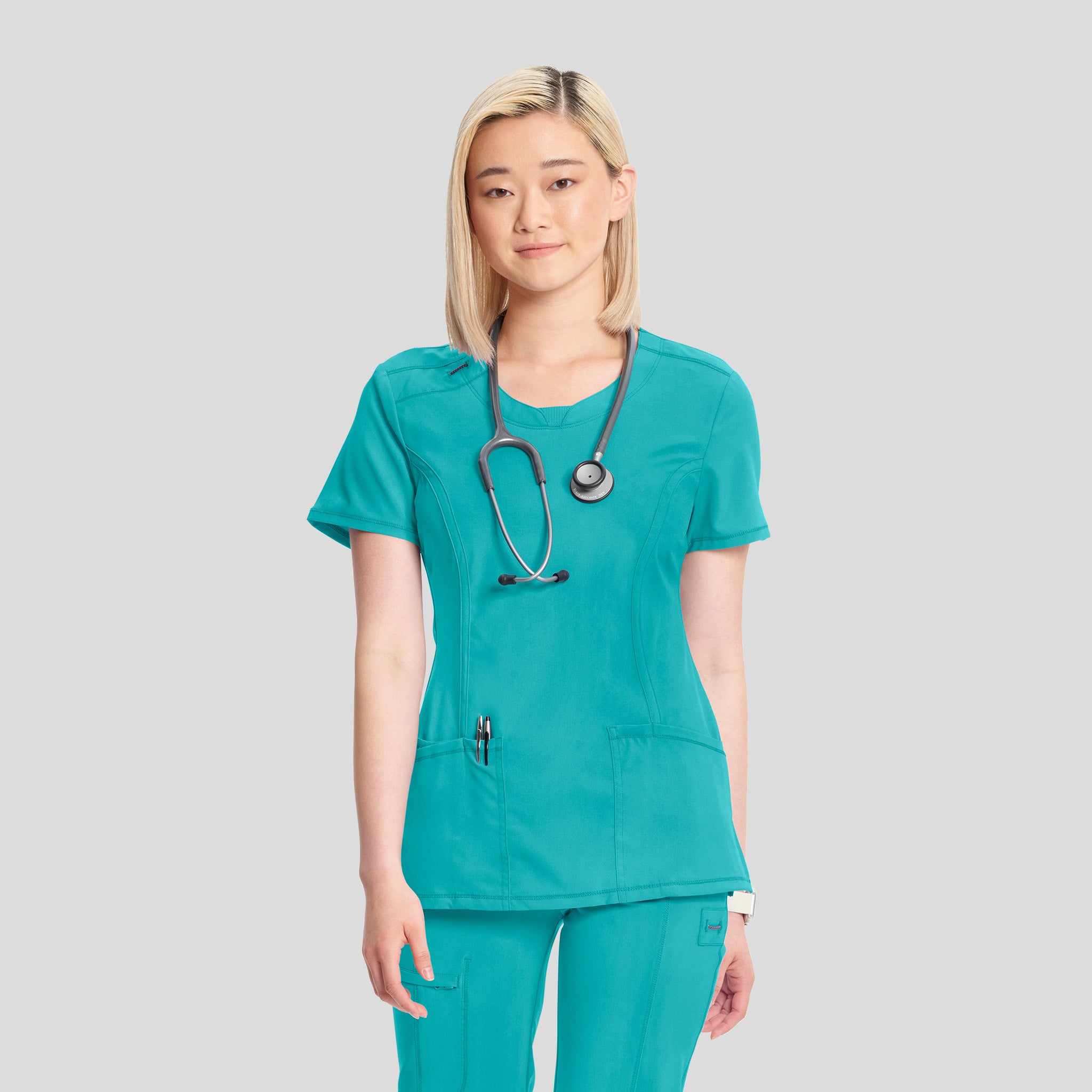 Women's Round Neck Top | Teal