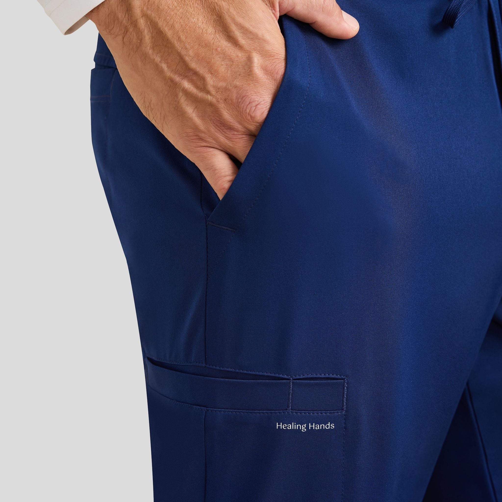 Men's Mid Rise Jogger Scrub Pant | Navy