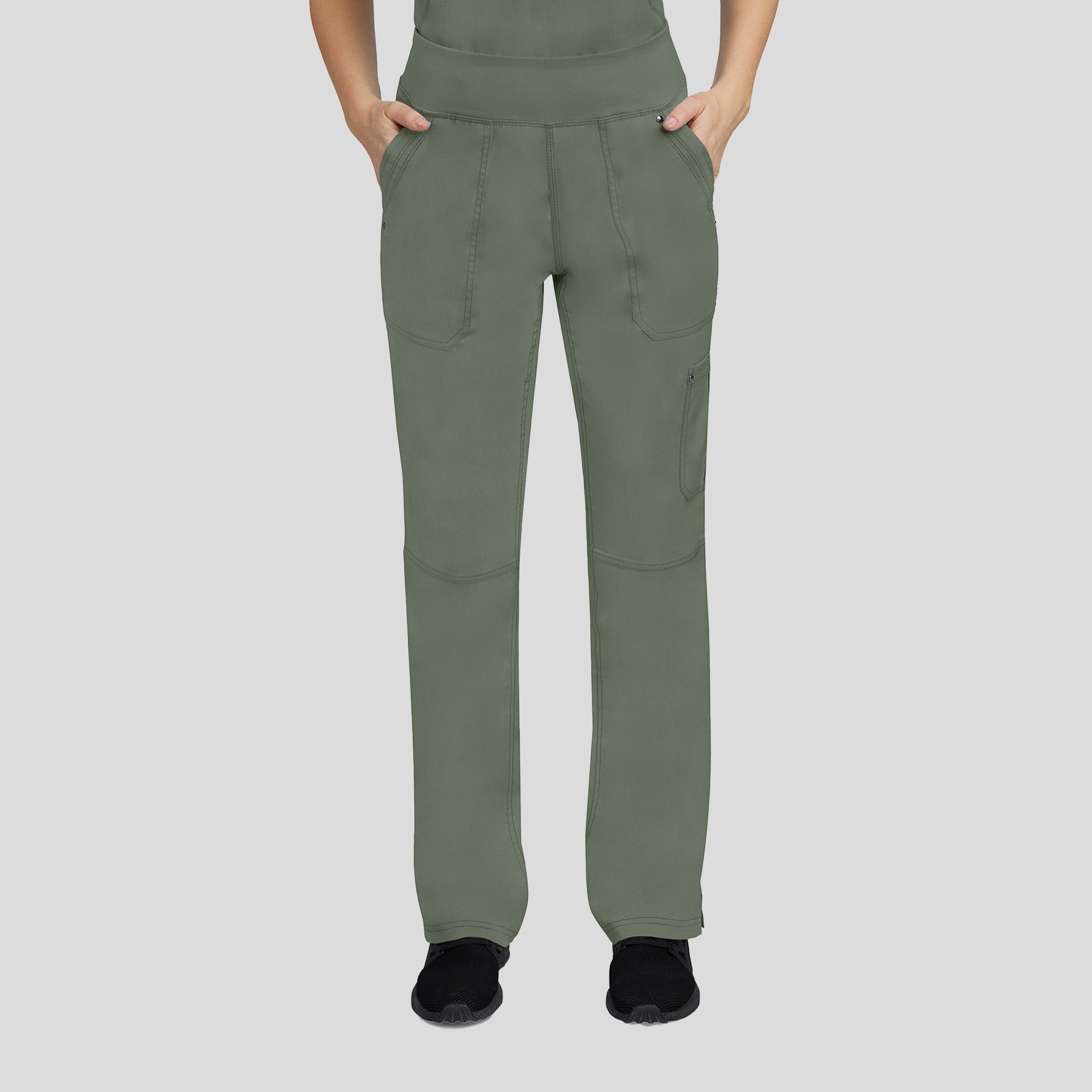 Tori Yoga Scrub Pant | Olive