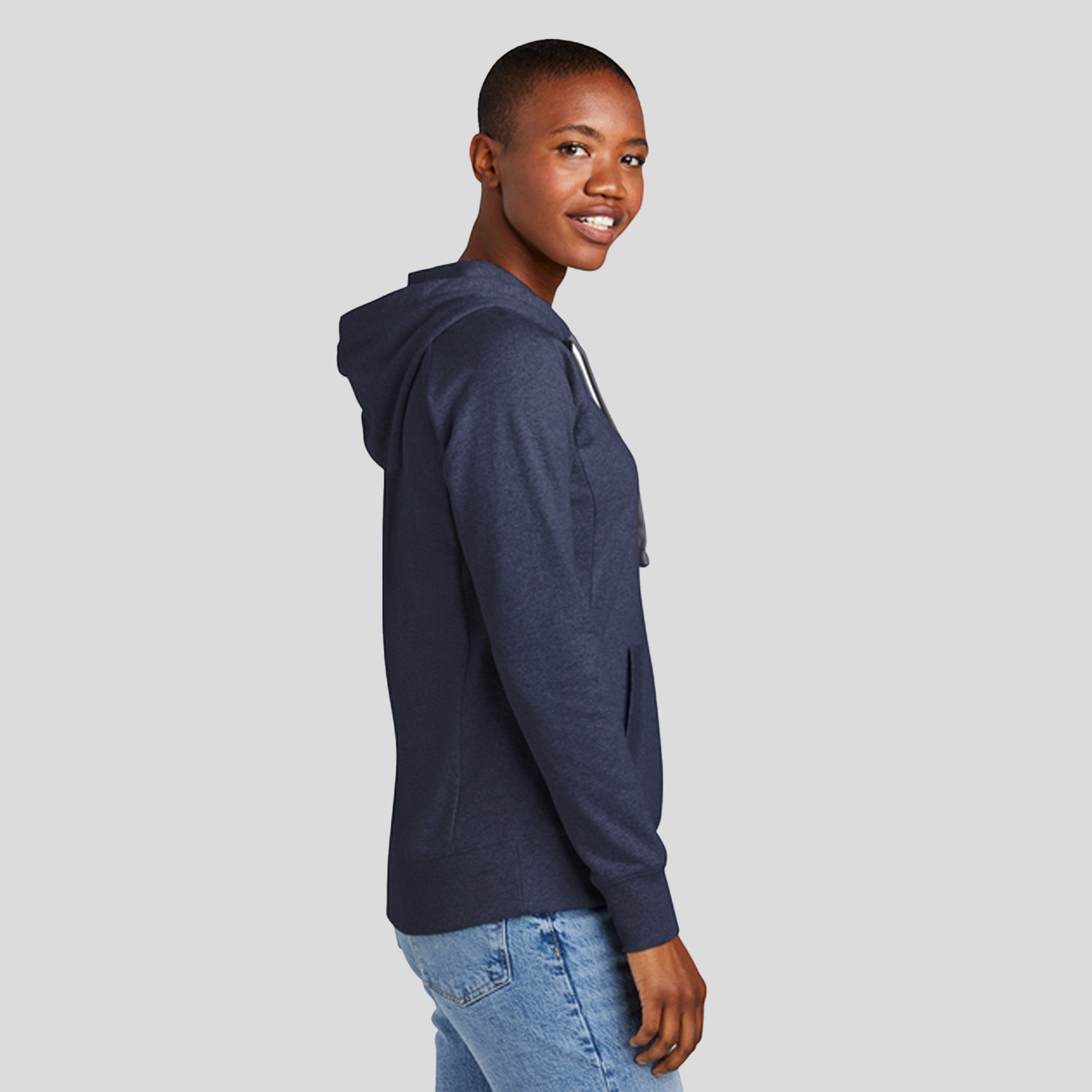 Women’s Re-Fleece™ Hoodie | Heathered Navy
