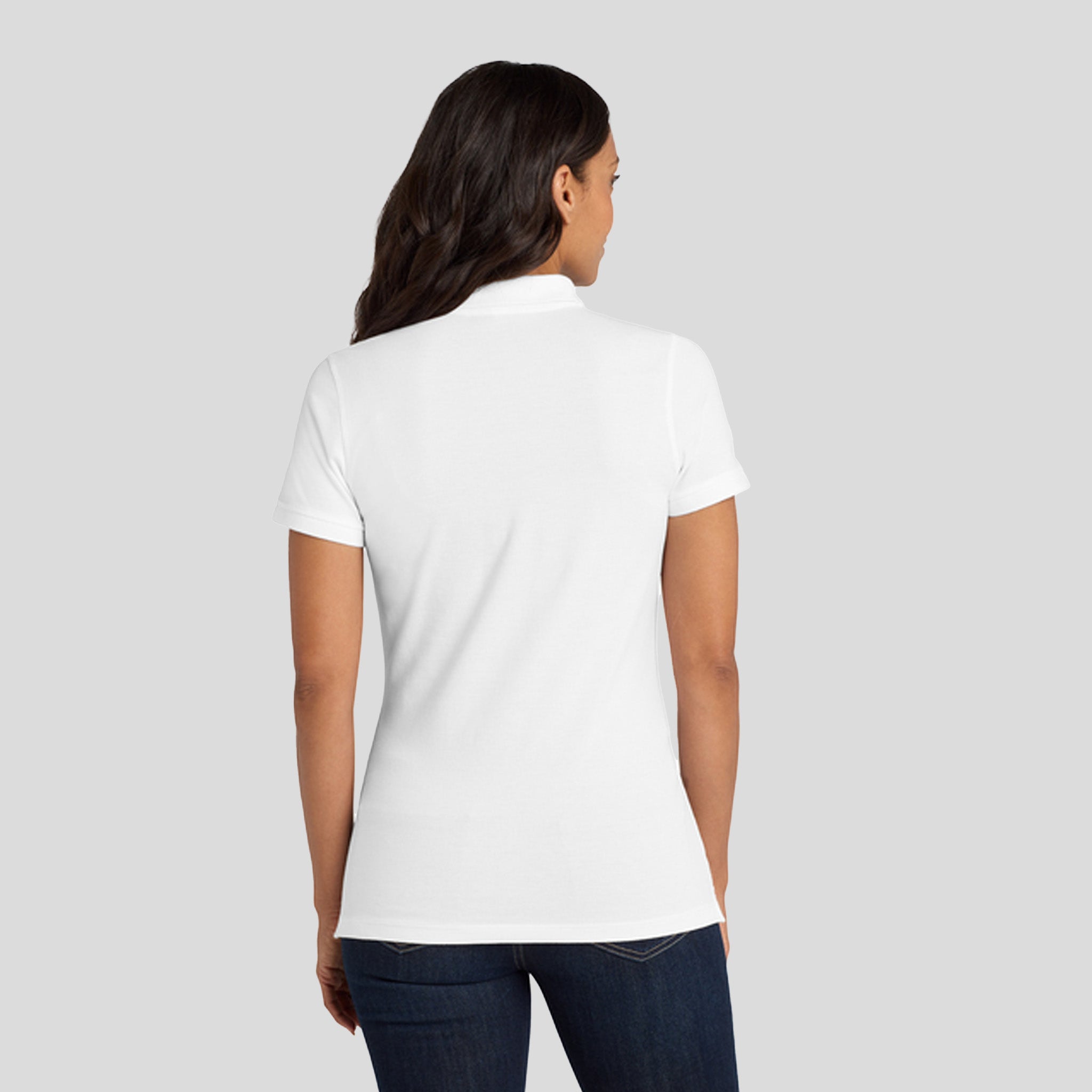 Women's EZCotton® Polo | White