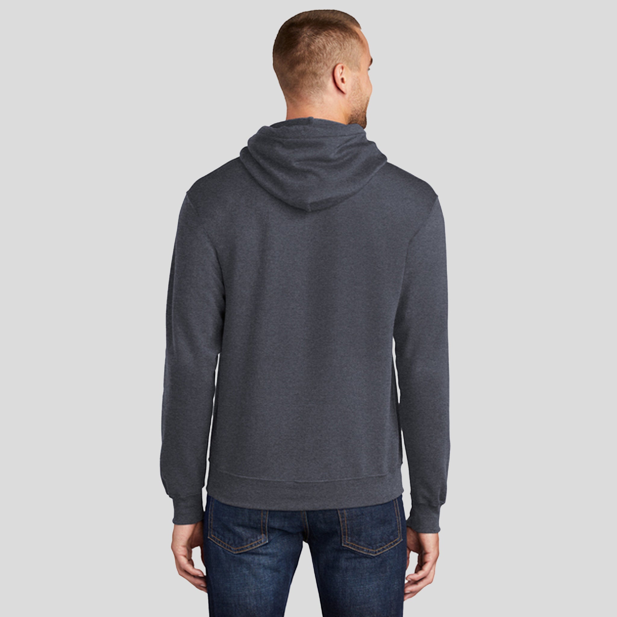 Tall Core Fleece Pullover Hooded Sweatshirt | Heather Navy